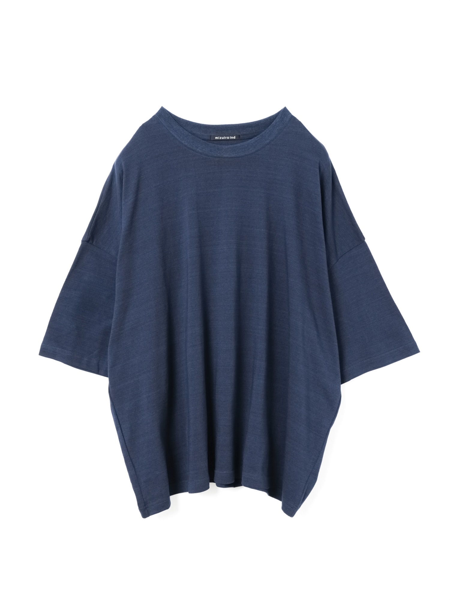 crew neck wide tunic | 2-210139(navy 77-Free)