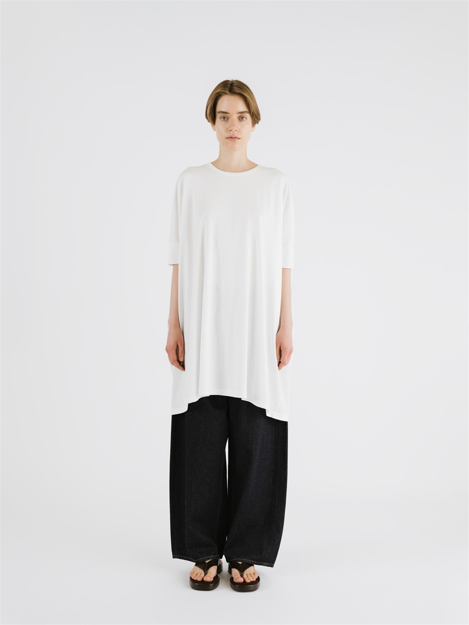 wide crew neck tunic | 2-210144