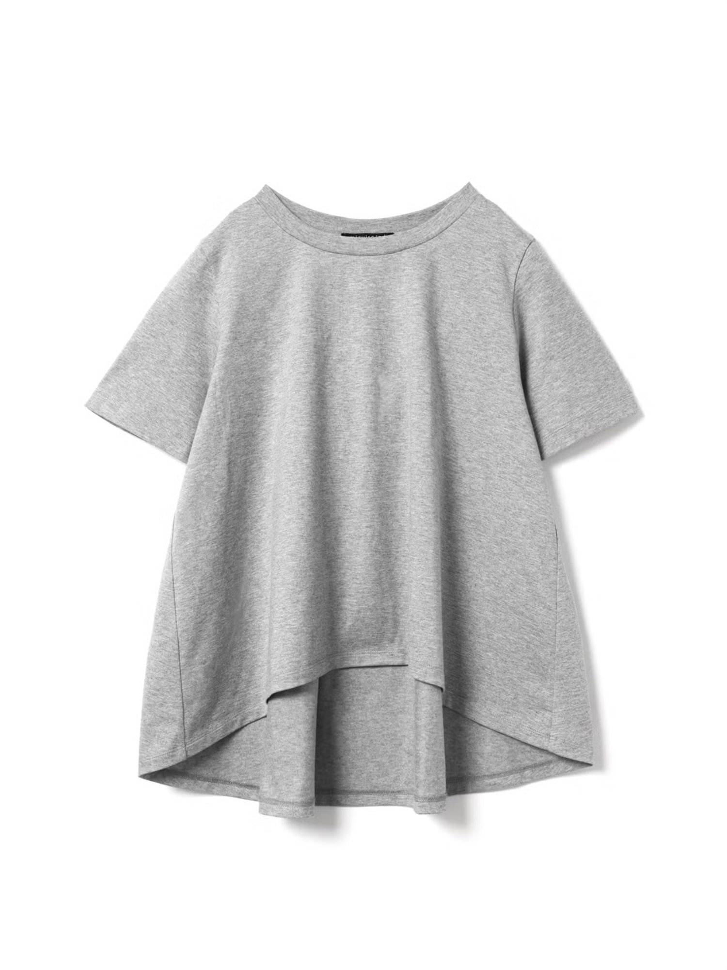 flare crew neck T | 2-210148(gray 91-Free)
