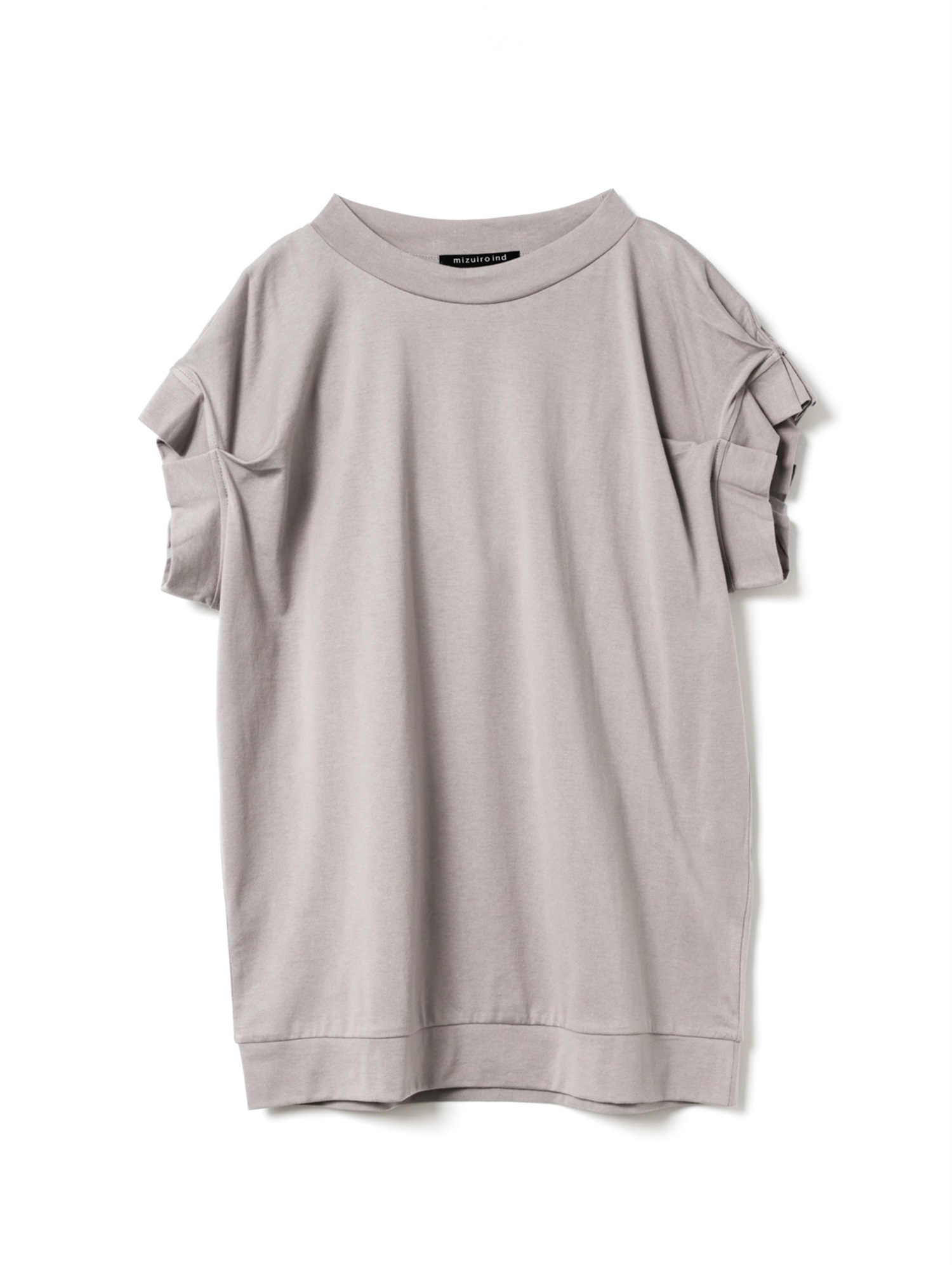 frill slv crew neck P/O | 2-210151(l.gray 90-Free)