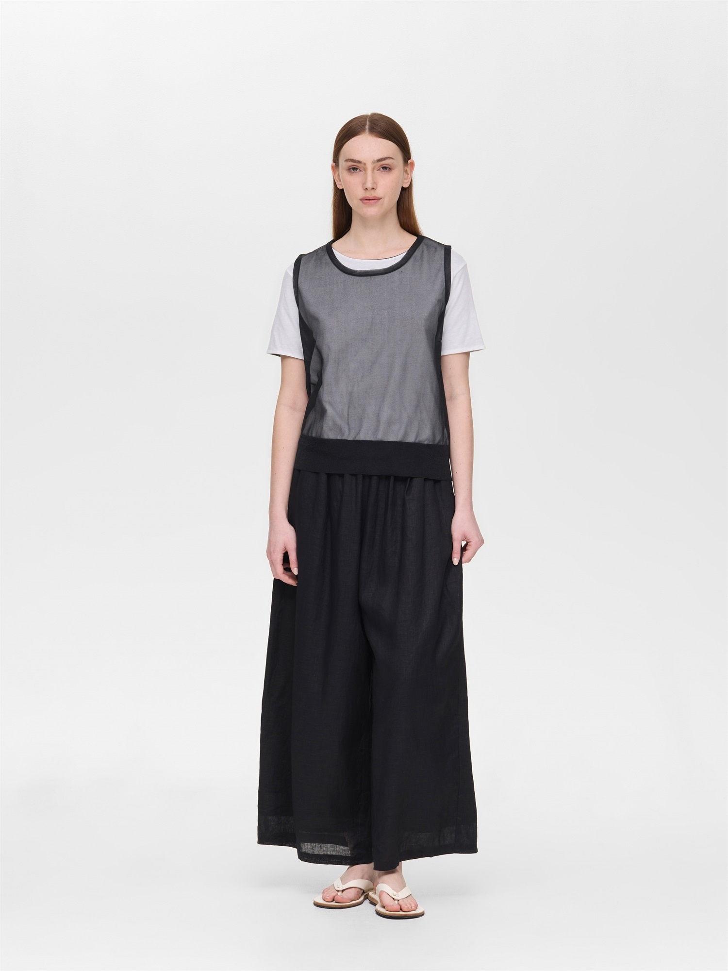 crew neck vest | 2-220039