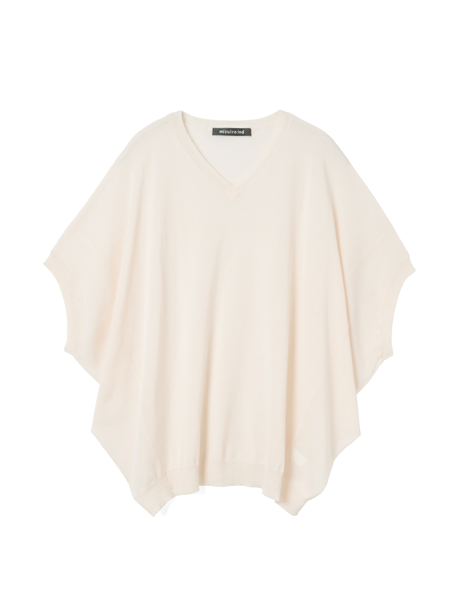 V neck cocoon vest | 2-220049( ivory 12-Free)