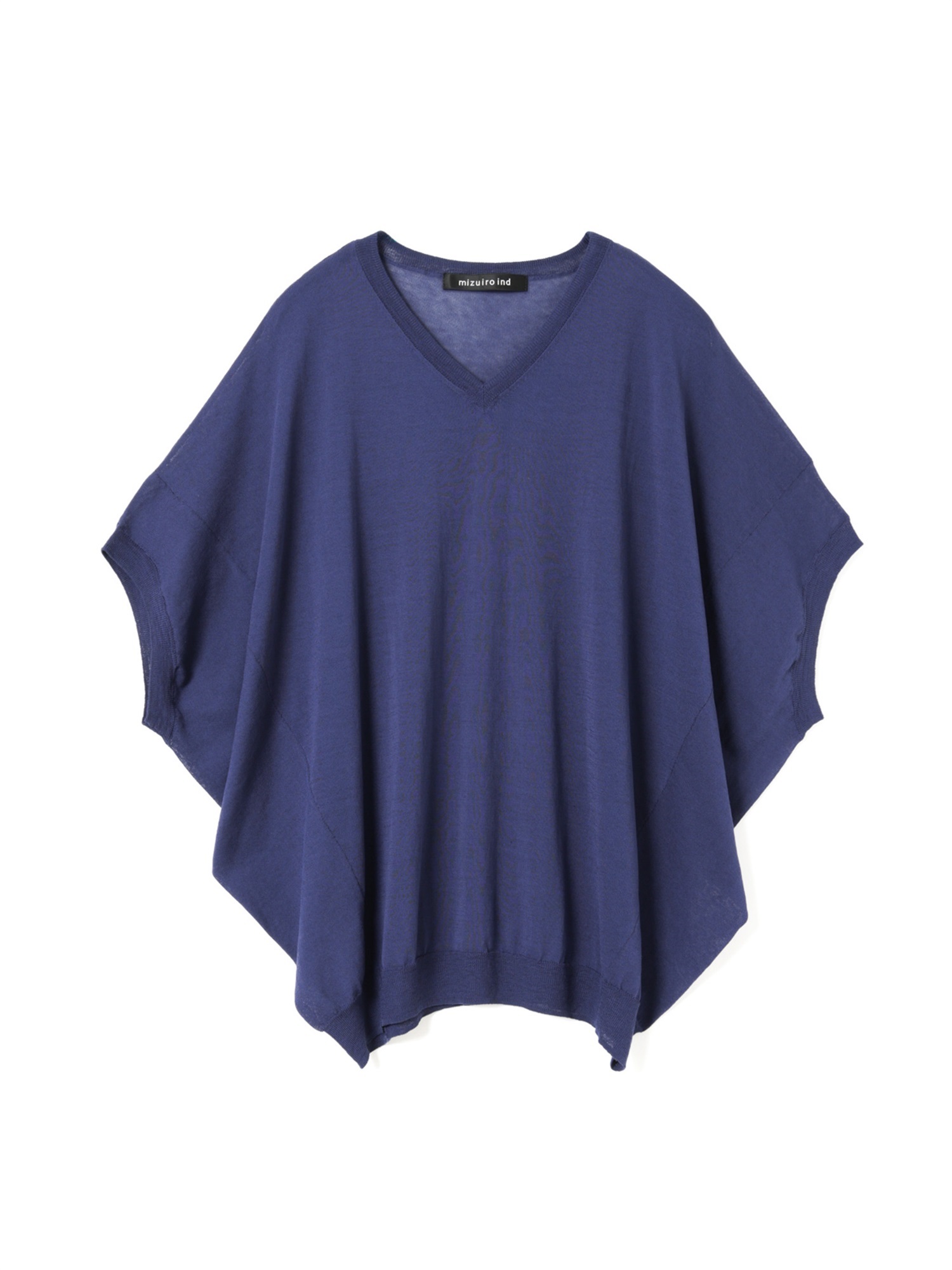 V neck cocoon vest | 2-220049(l.blue 30-Free)