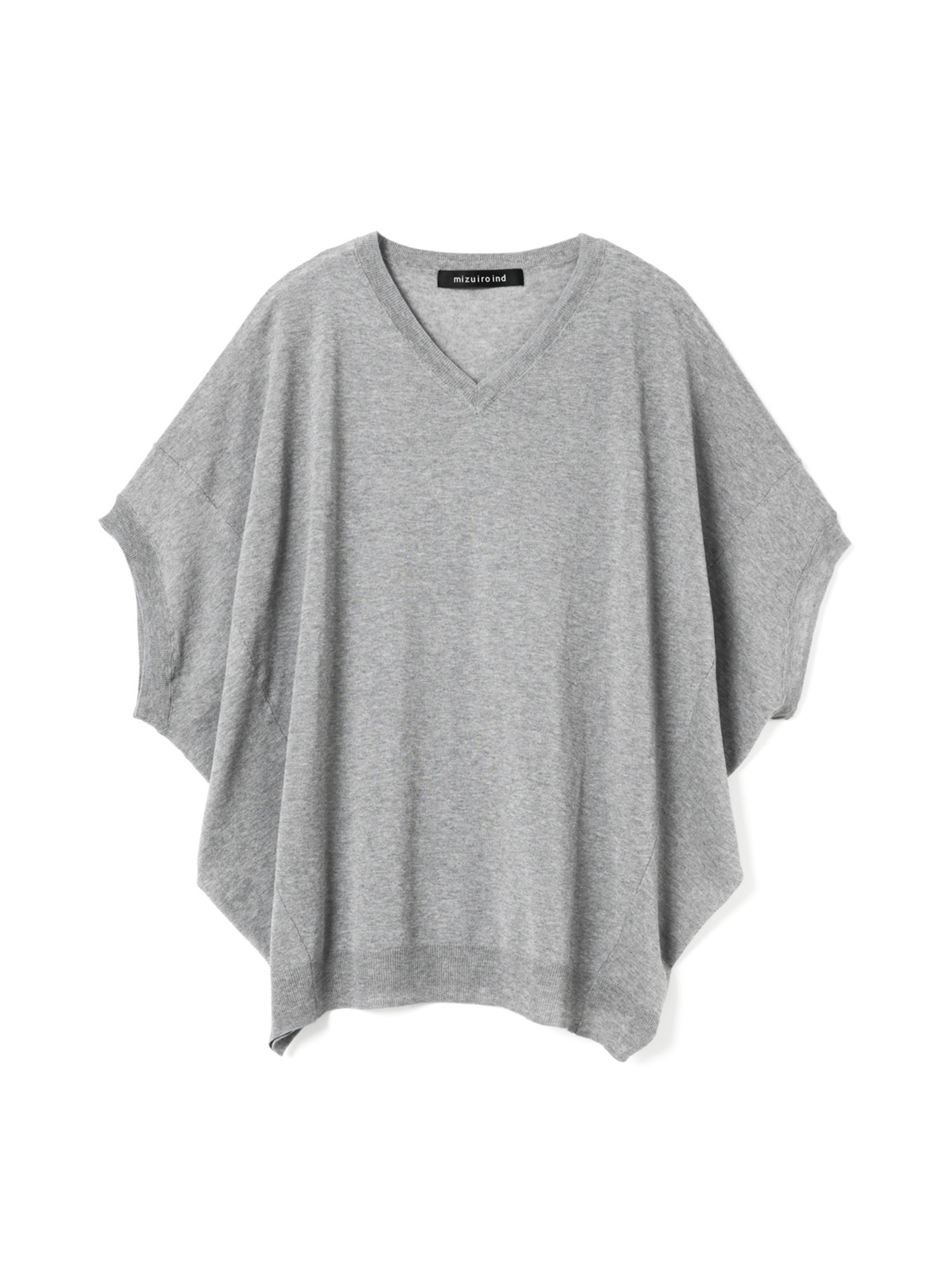 V neck cocoon vest | 2-220049(gray 91-Free)