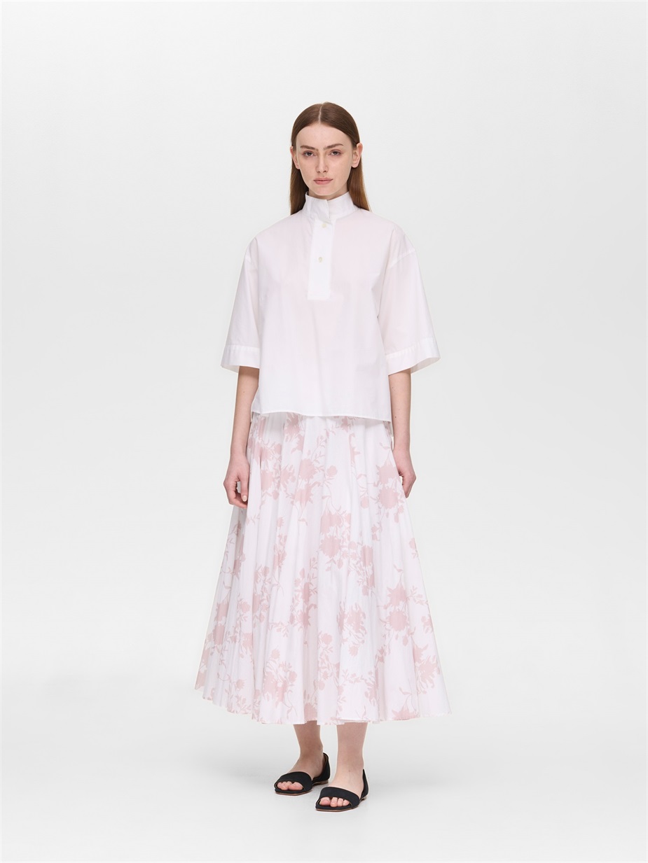 oblong collar P/O shirt | 2-230121