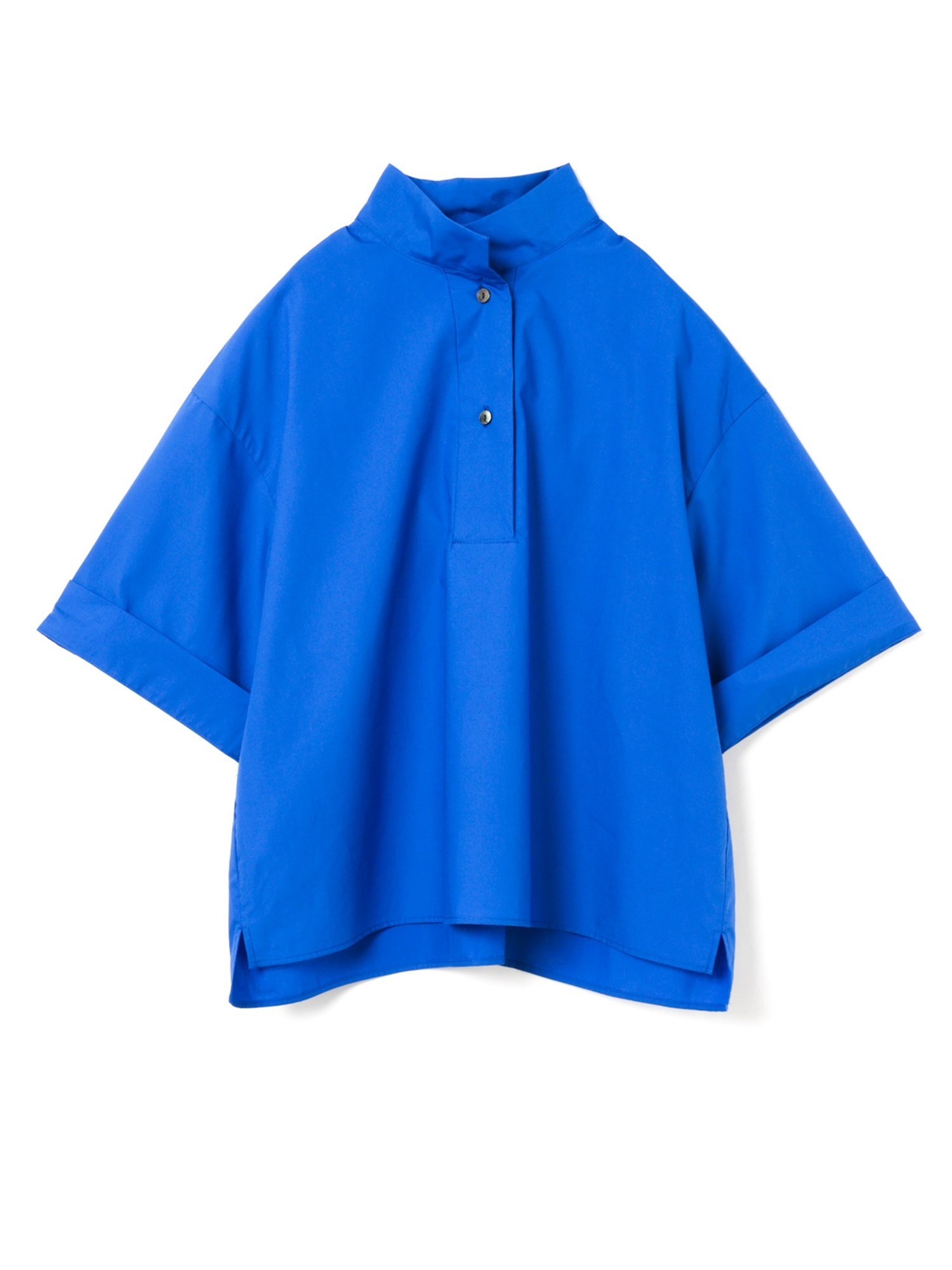 oblong collar P/O shirt | 2-230121(blue 31-Free)
