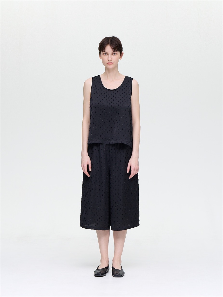 satin JQ tank TOP | 2-230122