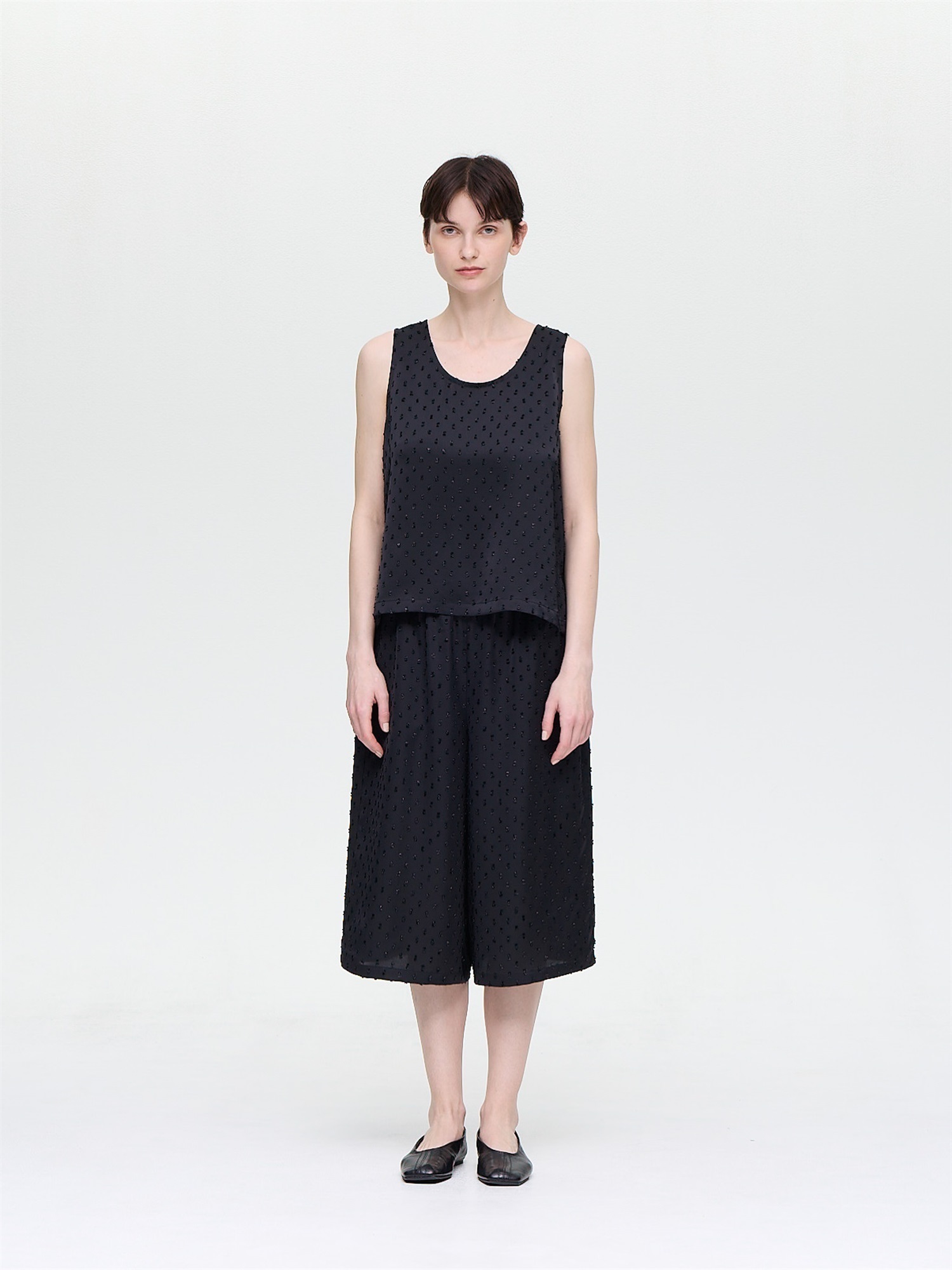 satin JQ tank TOP | 2-230122