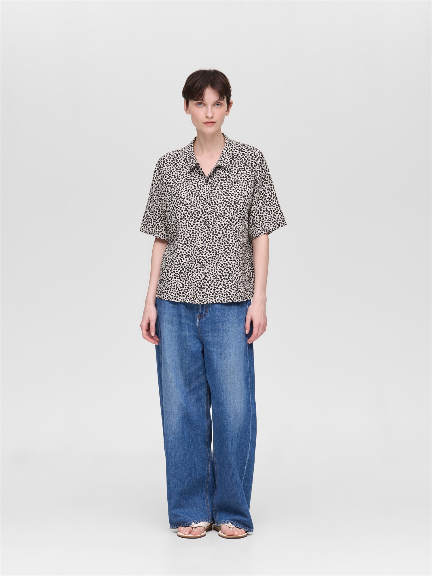 print half slv shirt | 2-230126