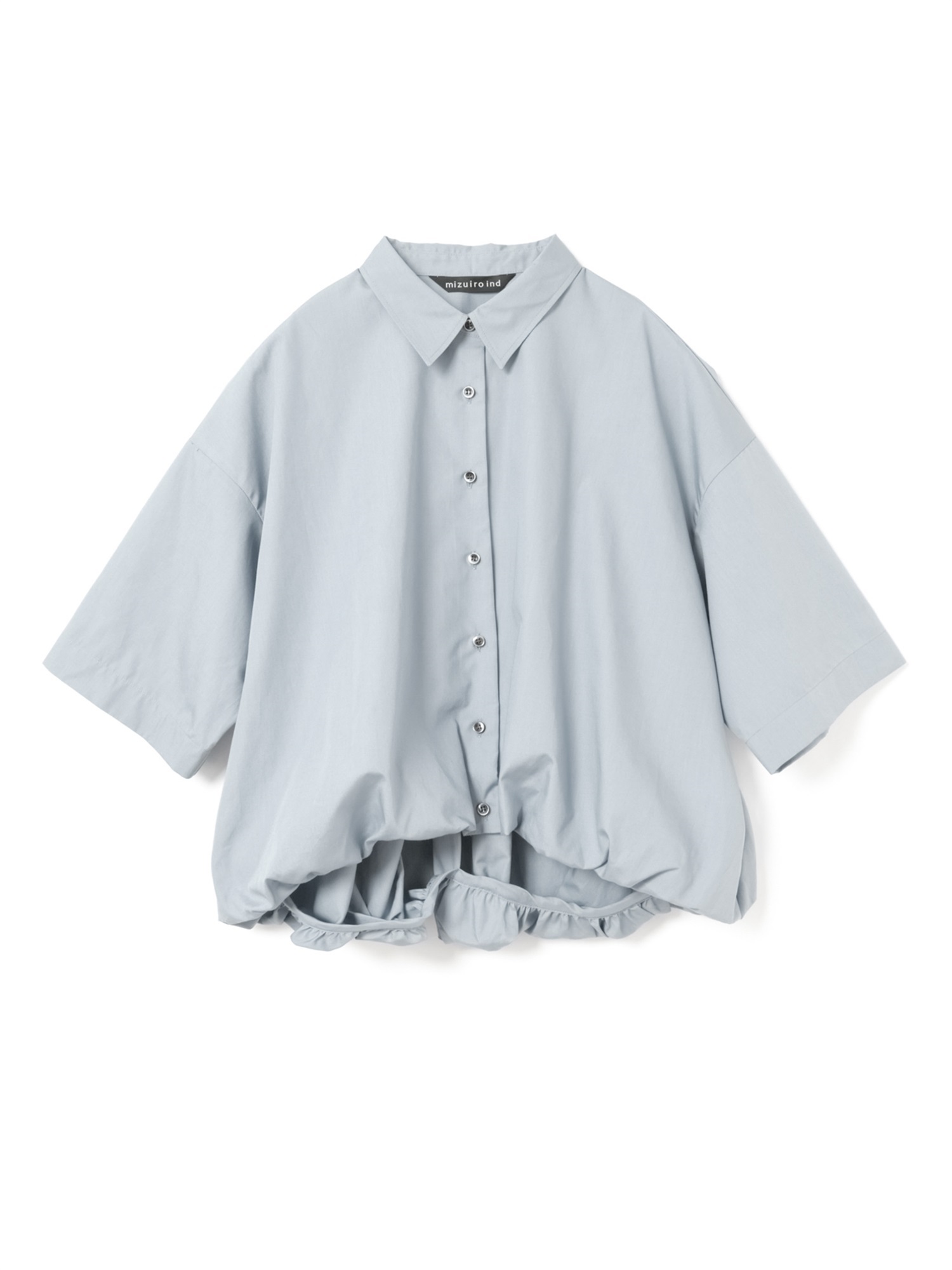 half slv ballon shirt | 2-230128A(l.gray 90A)