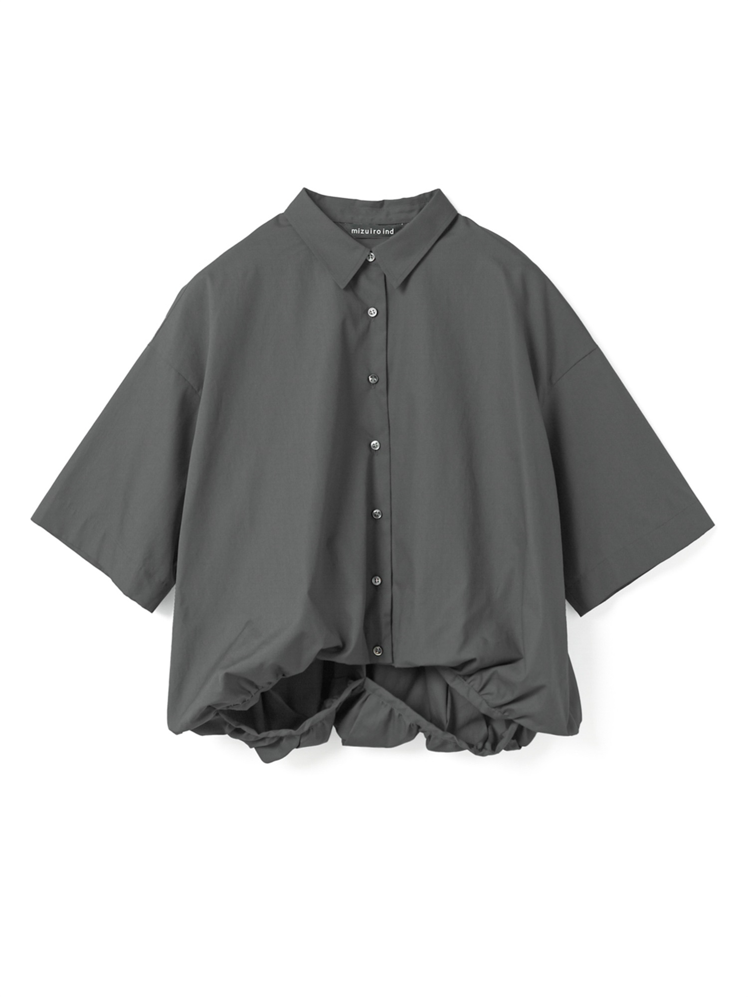 half slv ballon shirt | 2-230128(c.gray 92-Free)