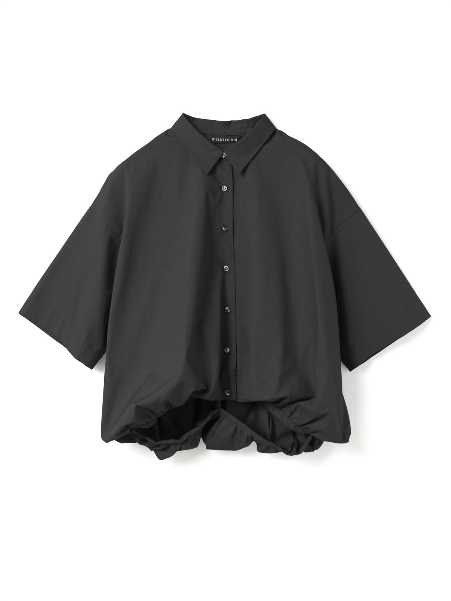 half slv ballon shirt | 2-230128(black 99-Free)