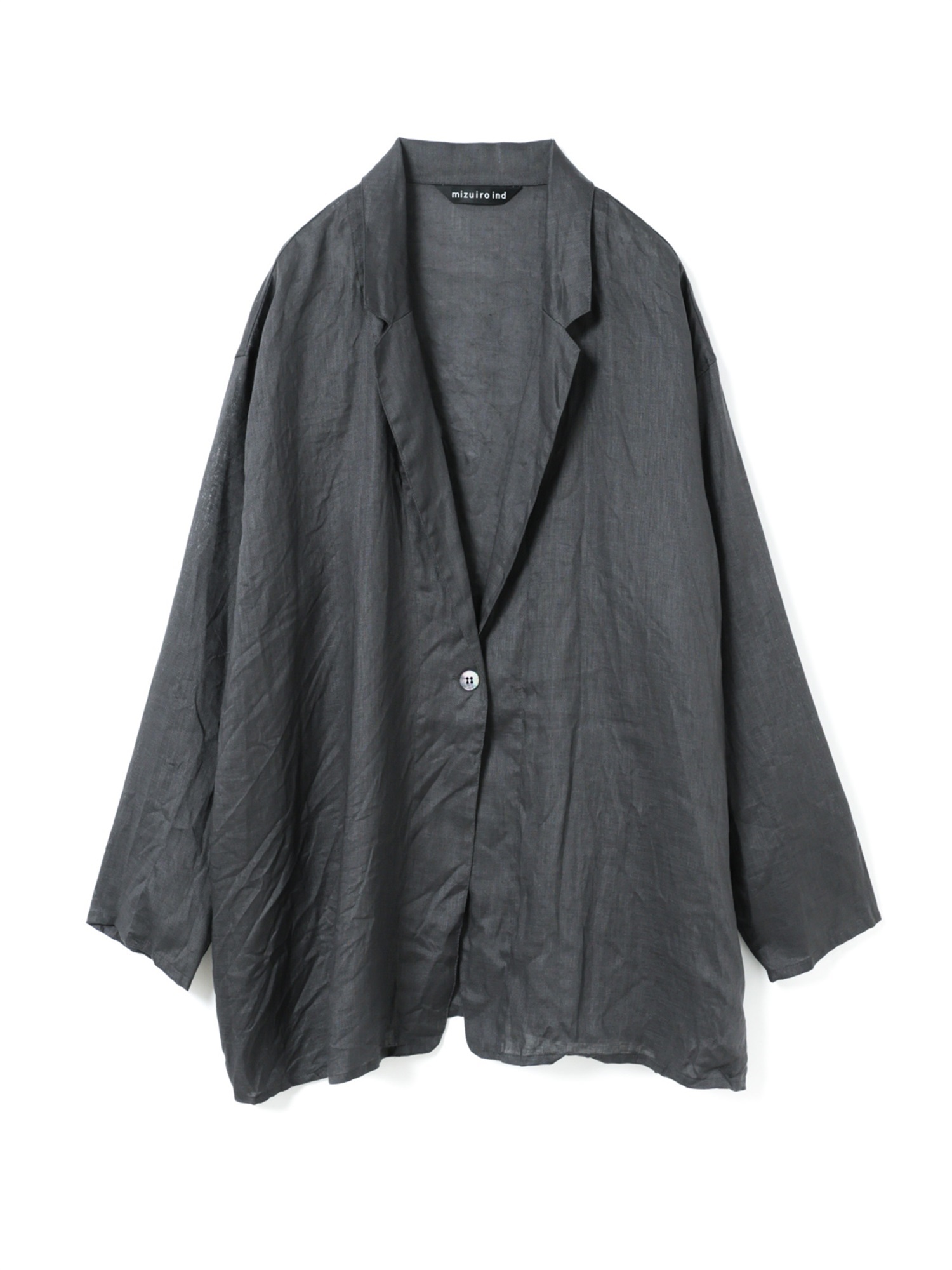 linen shirt JK | 2-230147(c.gray 92-Free)