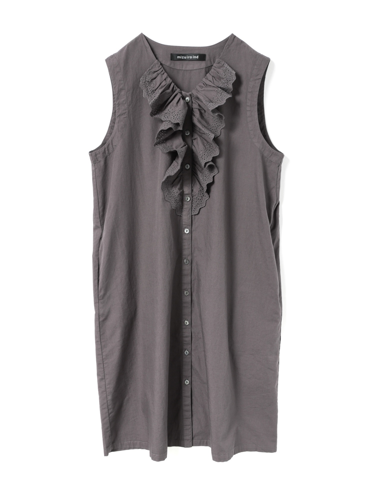 lace frill N/S OP | 2-250095(gray 91-Free)