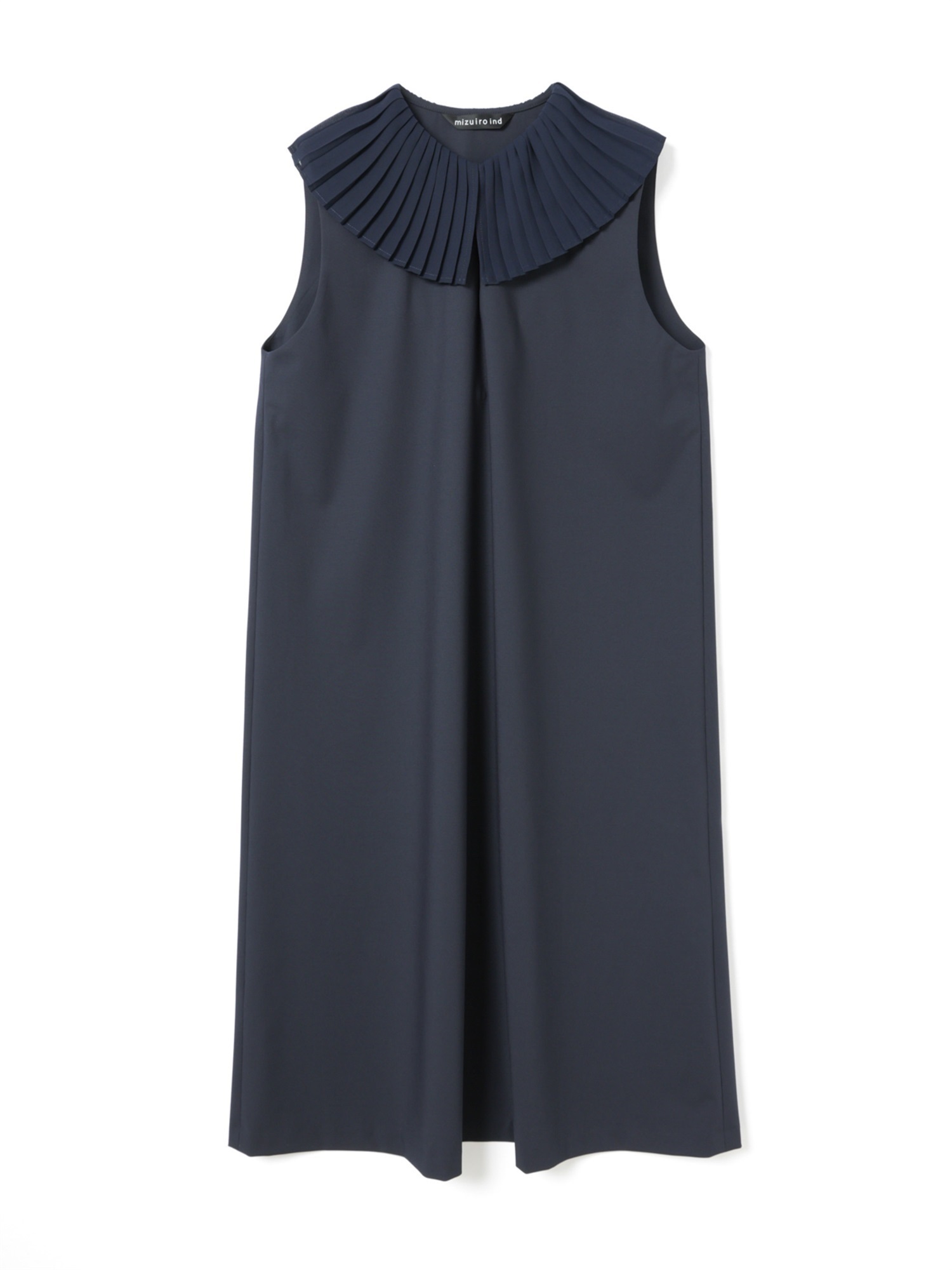 pleats collar N/S OP | 2-250096(navy 77-Free)