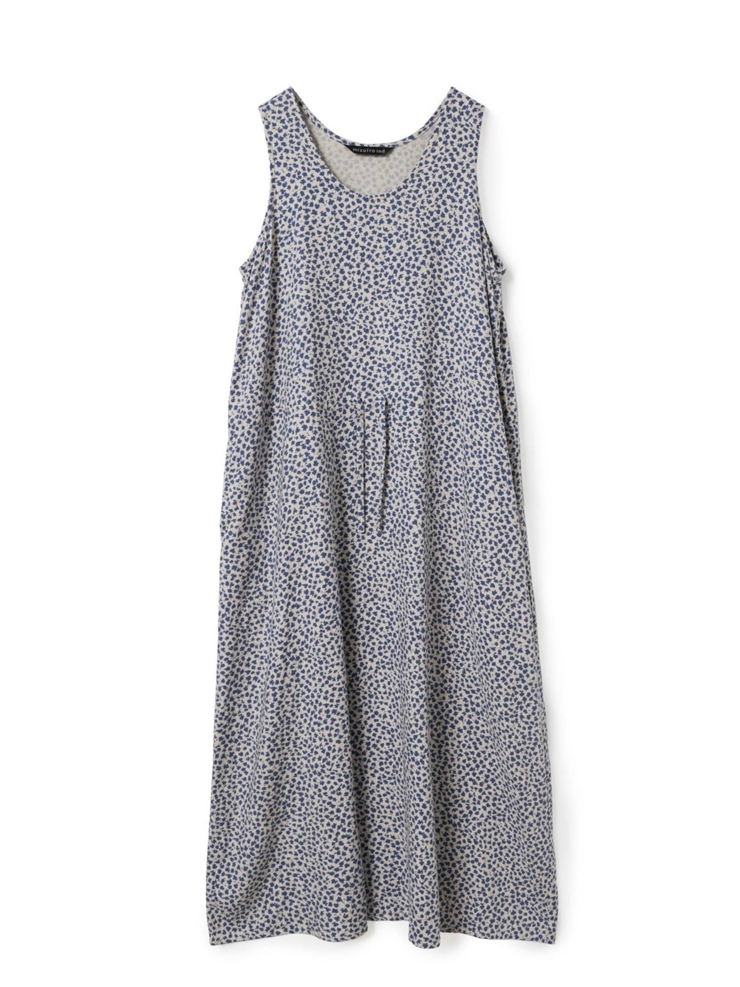 print A line OP | 2-250099(beige × blue 31-Free)