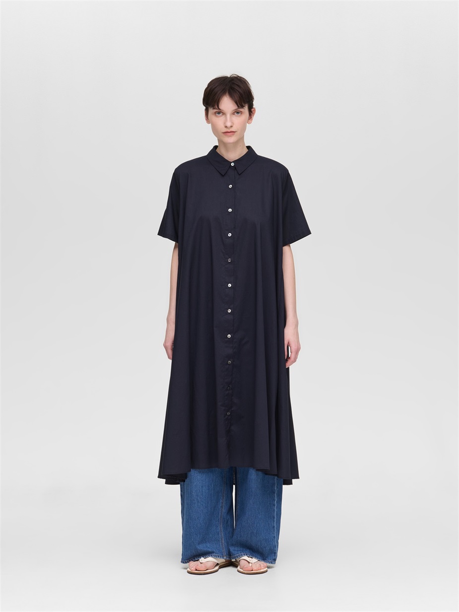 half slv flare shirt OP | 2-250100