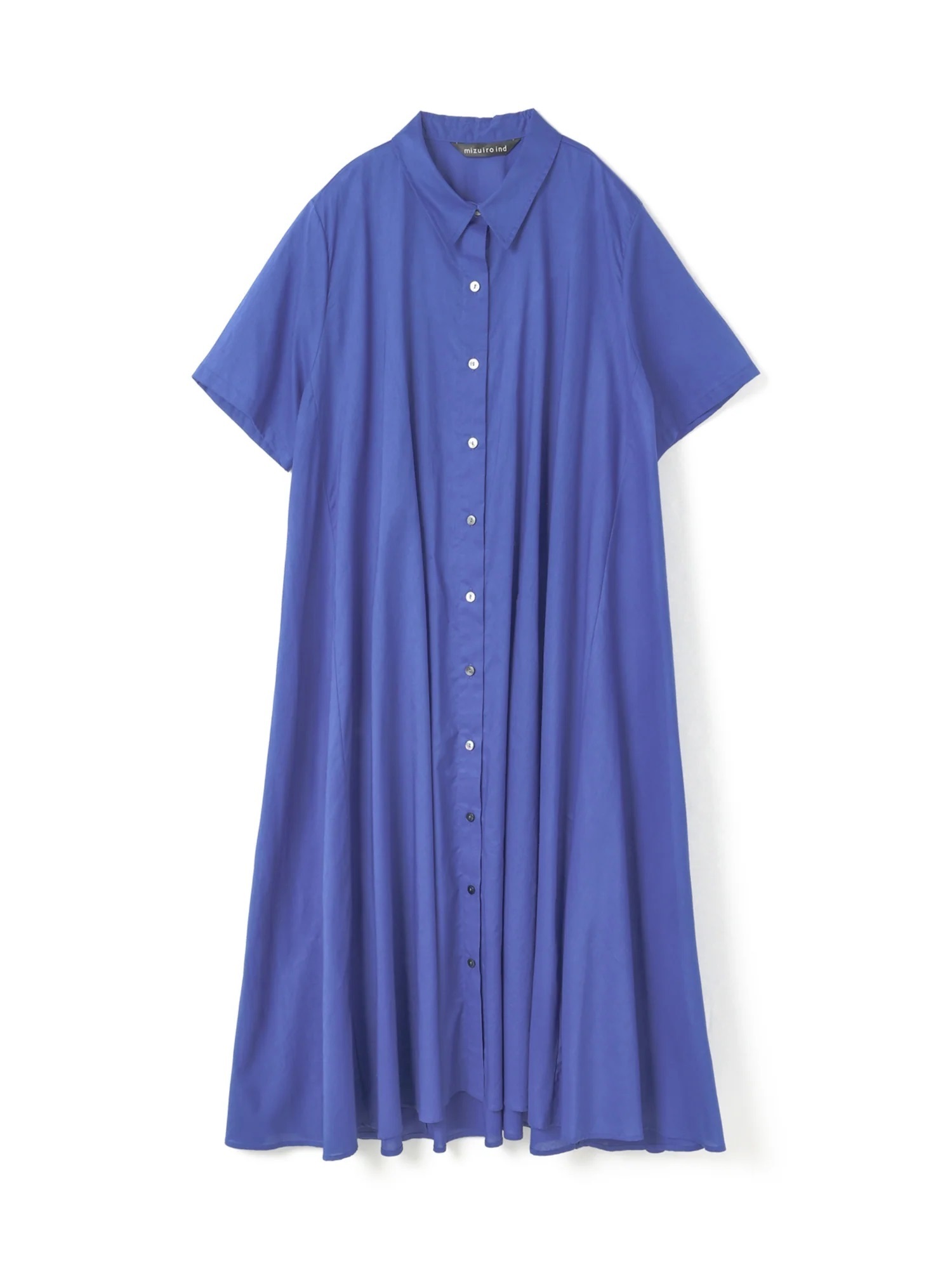 half slv flare shirt OP | 2-250100(blue 31-Free)