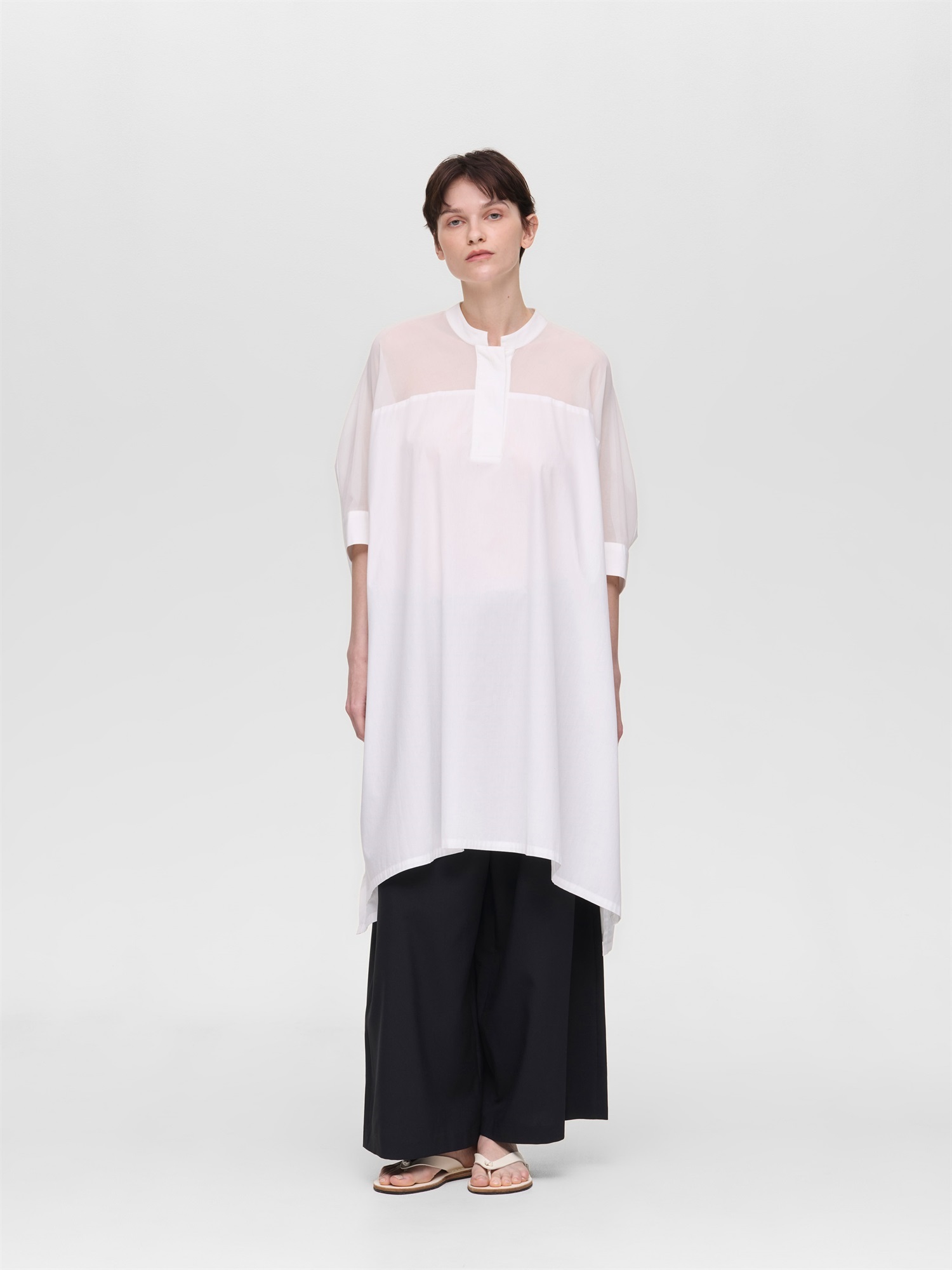 sheer shoulder wide OP | 2-250101
