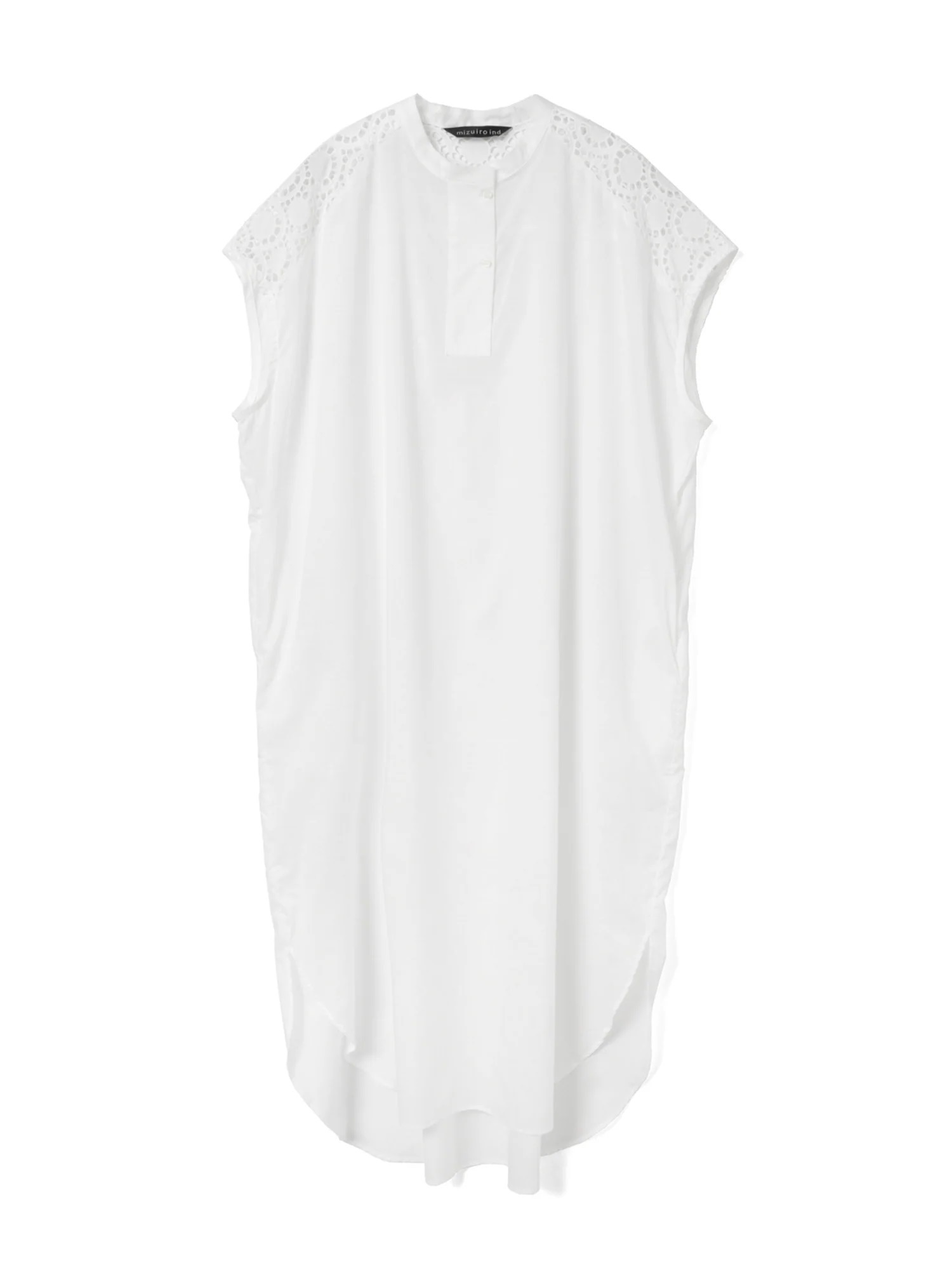 lace shoulder long OP | 2-250105(off white 11-Free)
