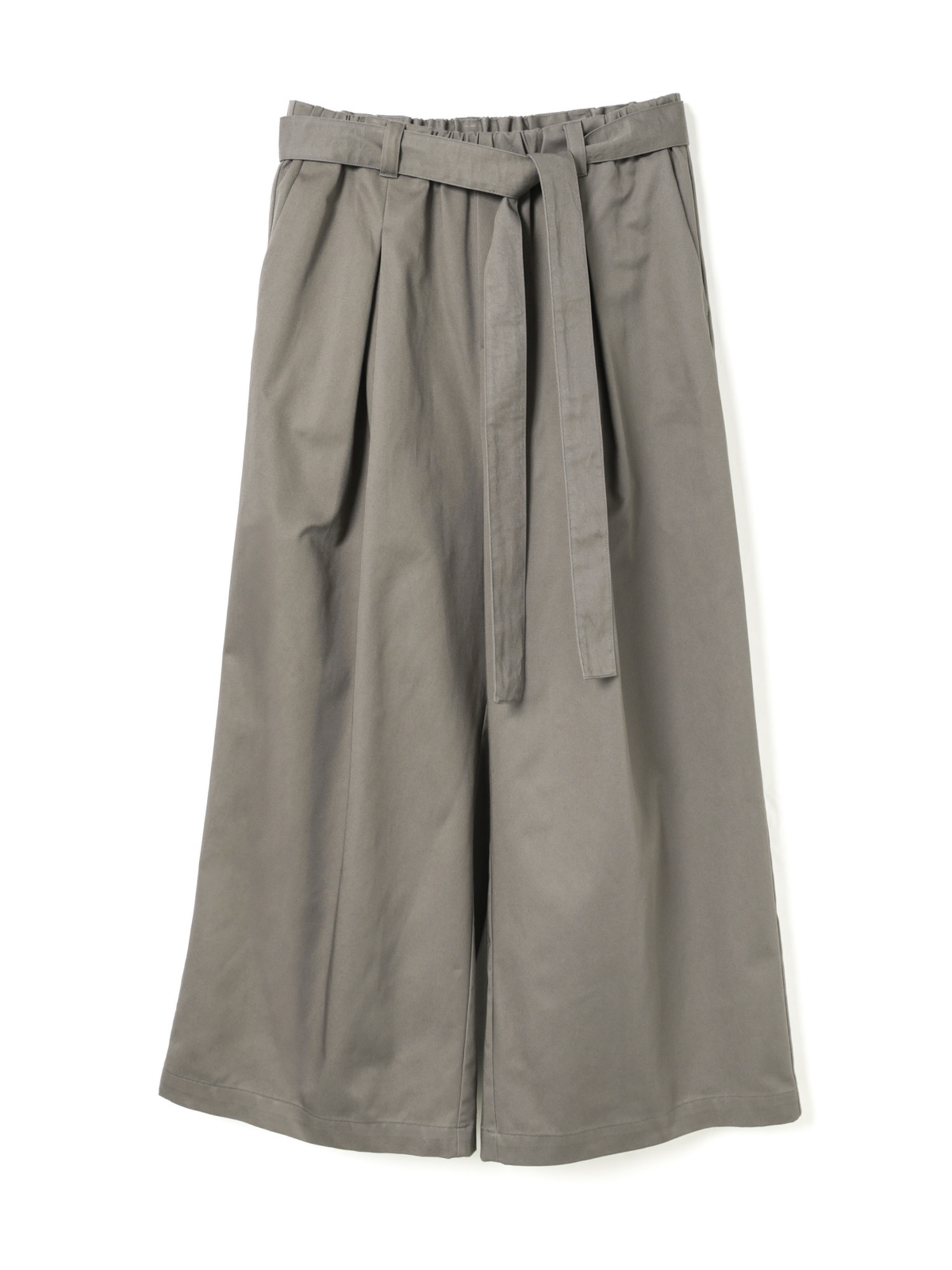 wide chino PT with belt | 2-260097(gray 91-Free)