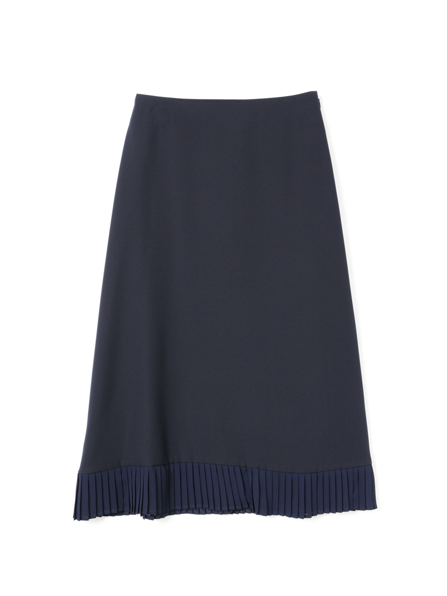 pleat hem A line SK | 2-260100(navy 77-Free)