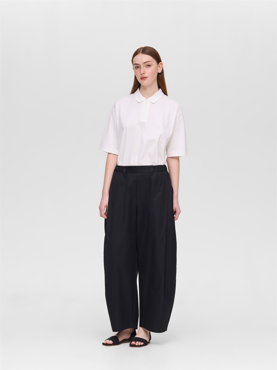 tuck cocoon slacks | 2-260102