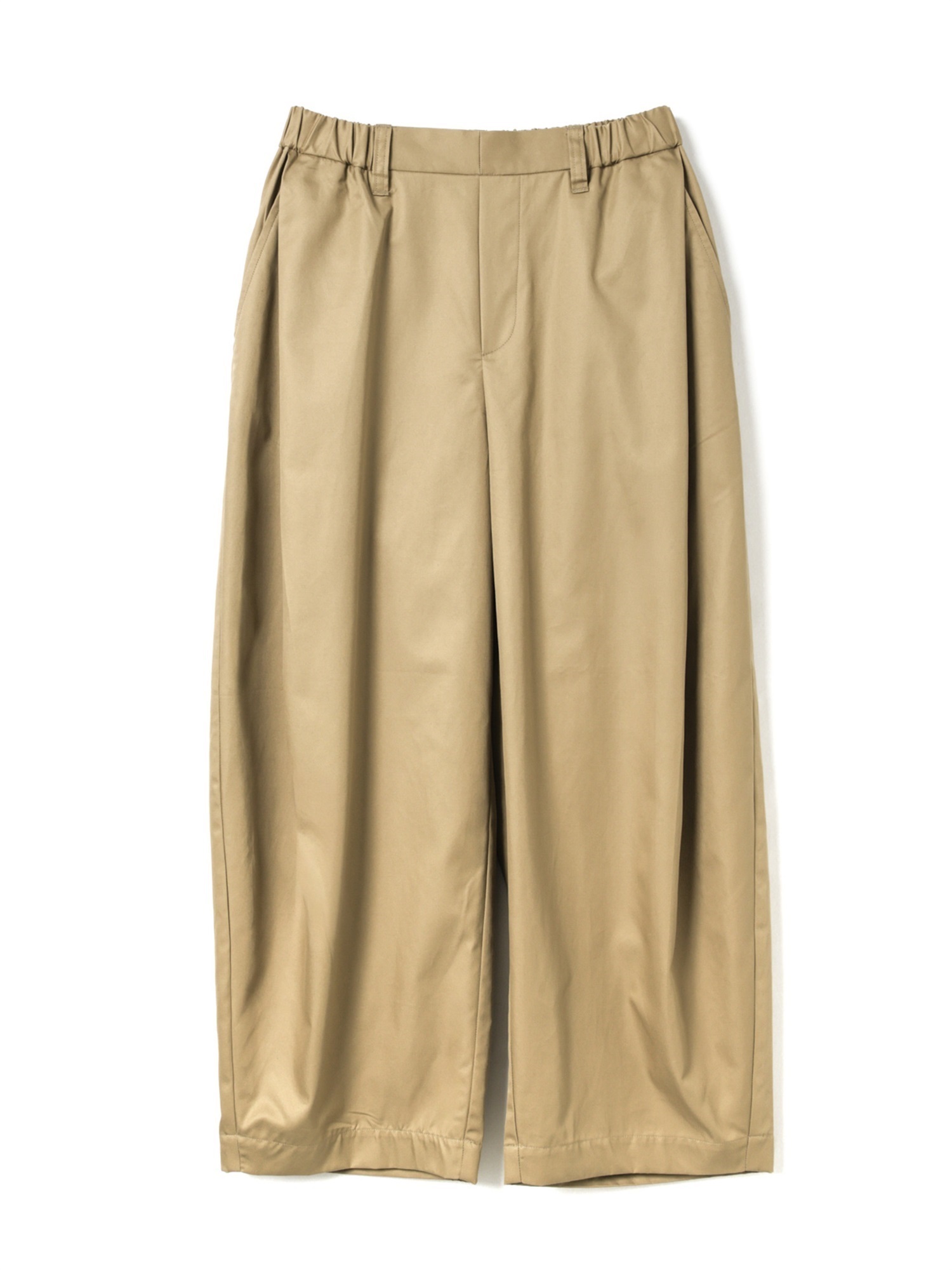 tuck cocoon slacks | 2-260102(beige 20-Free)