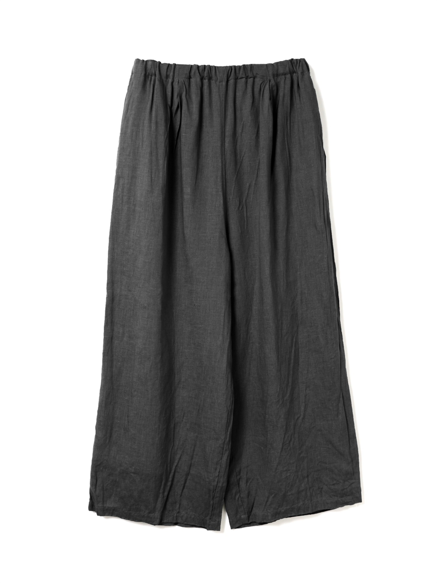 linen wide easy PT | 2-260104(black 99A)