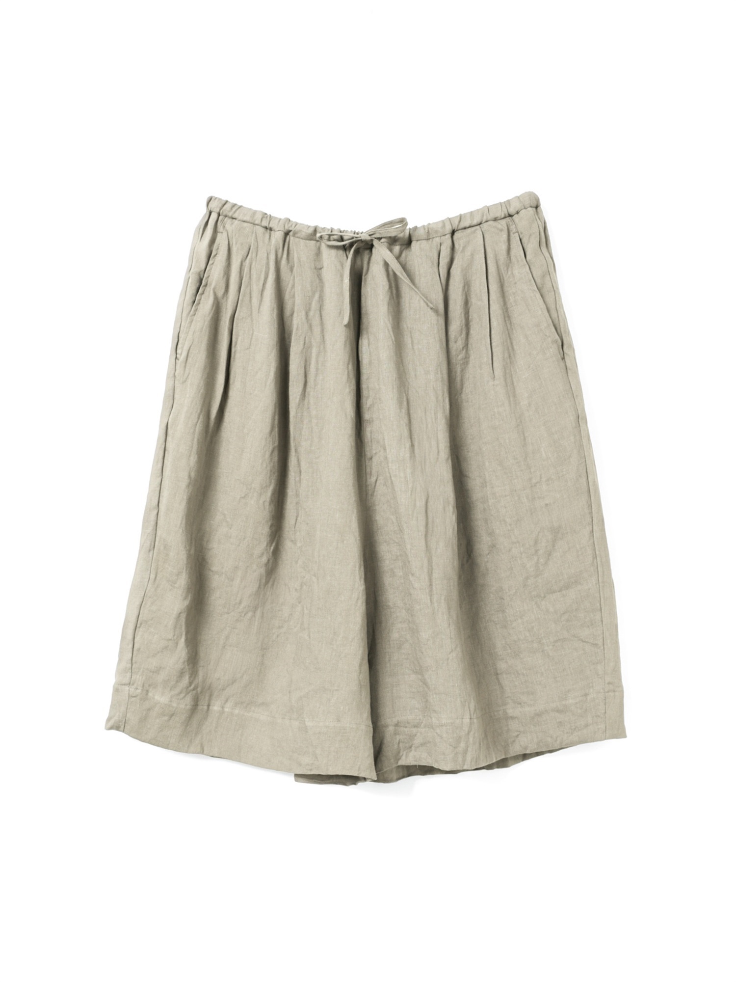 linen wide half PT | 2-260106(khaki 24-Free)