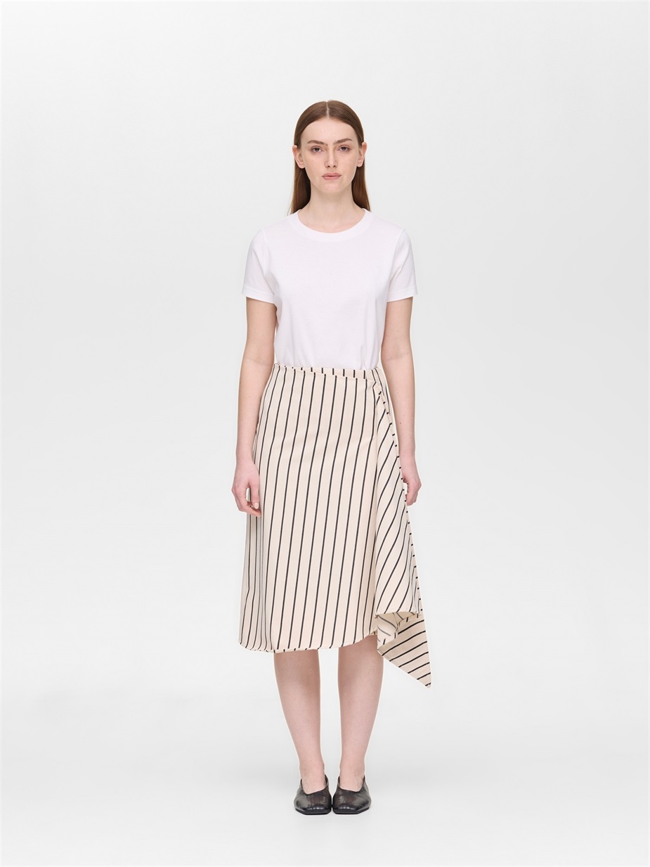 stripe asymmetry drape SK | 2-260108