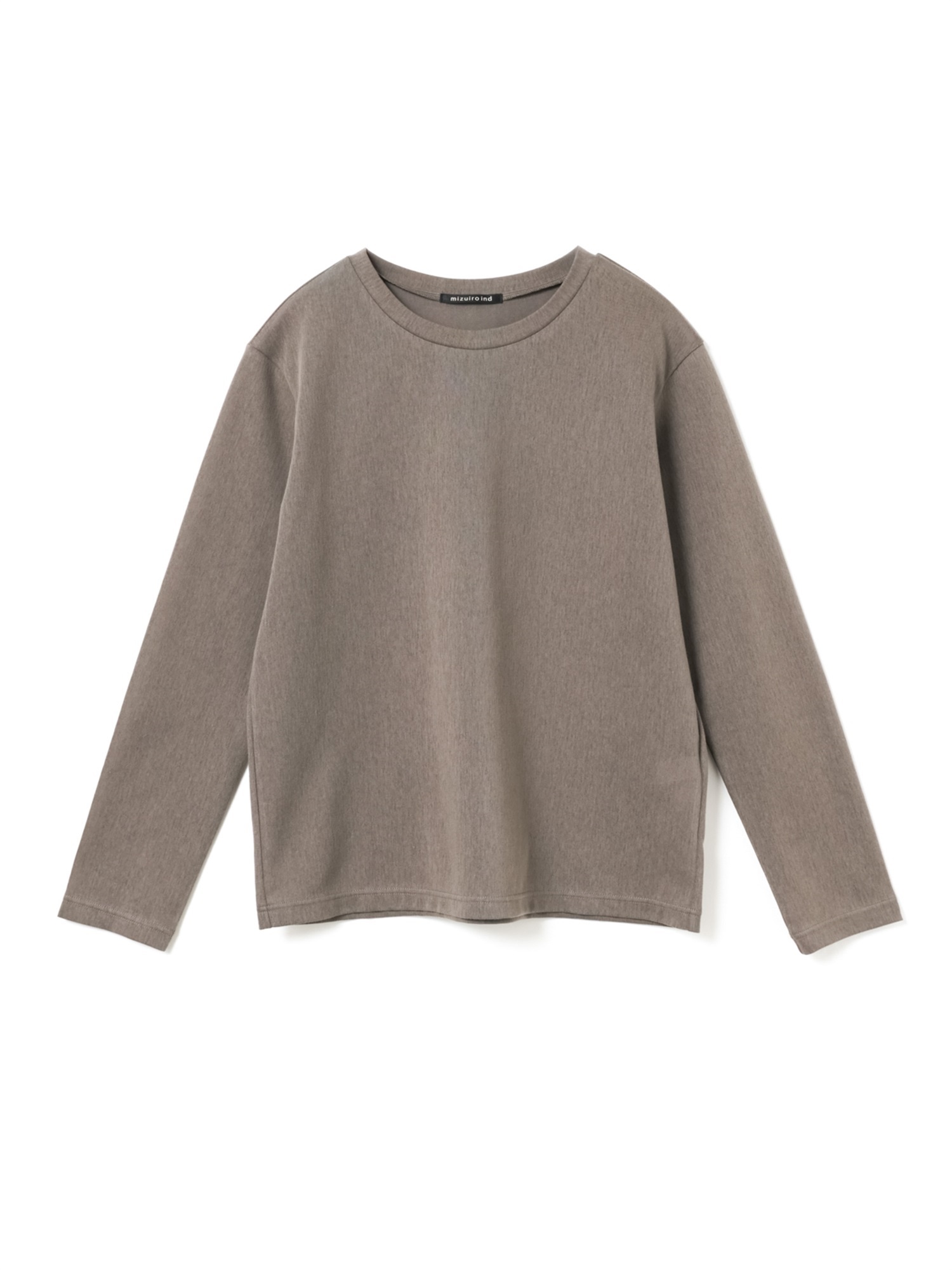 tricot long slv crew neck T | 3-210064(beige 20-Free)