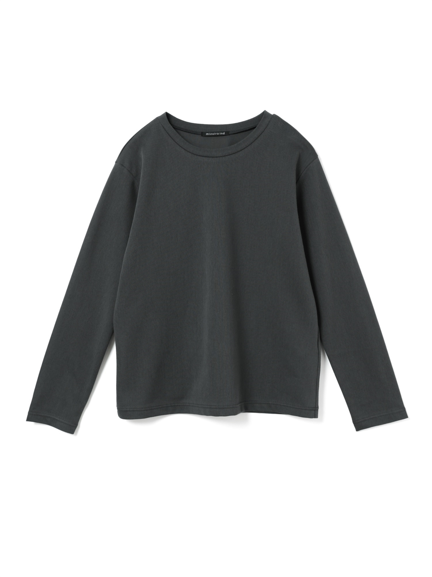 tricot long slv crew neck T | 3-210064(black 99-Free)