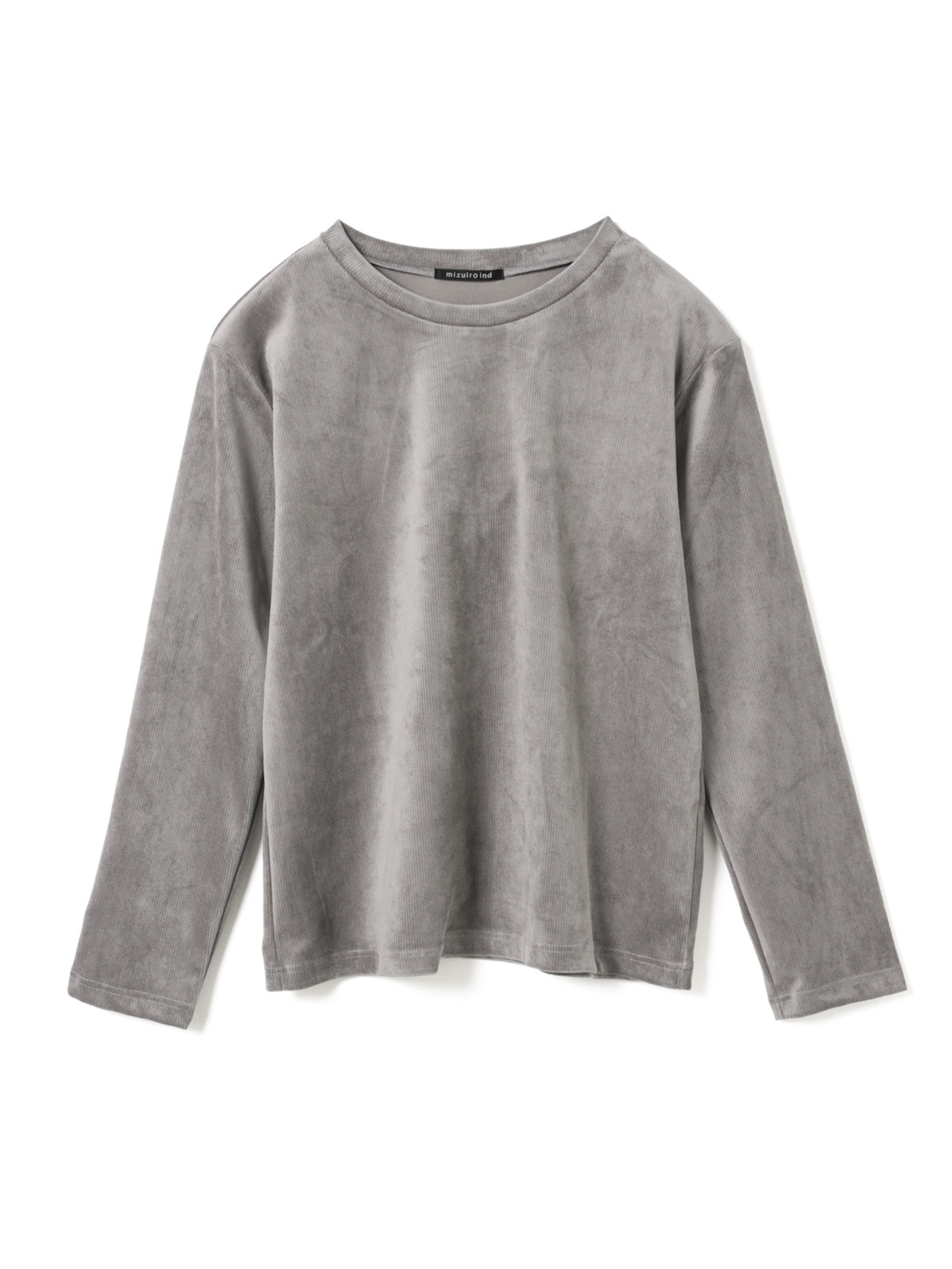 pique long slv crew neck T | 3-210065(l.gray 90-Free)