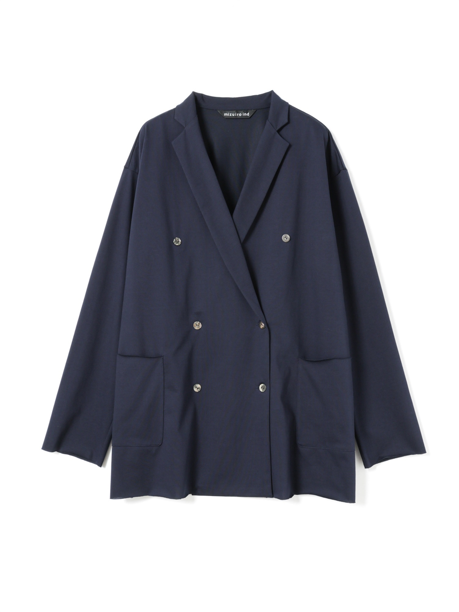 cut double breasted C/D | 3-210067(navy 77-Free)