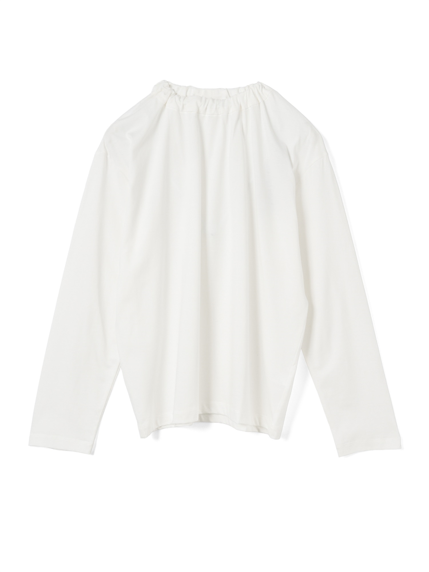 gather high neck P/O | 3-210073(off white 11-Free)