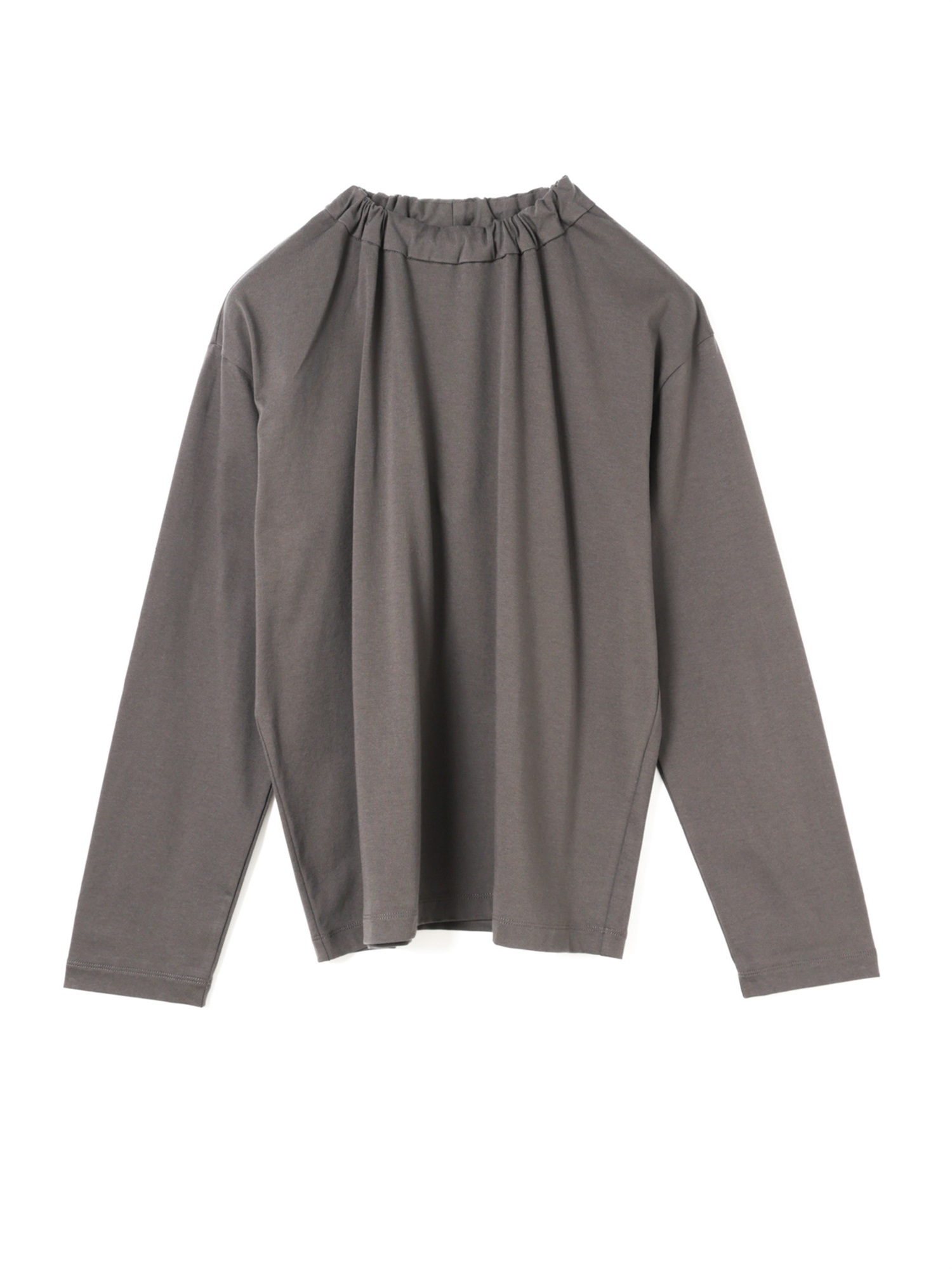 gather high neck P/O | 3-210073(d.gray 92-Free)