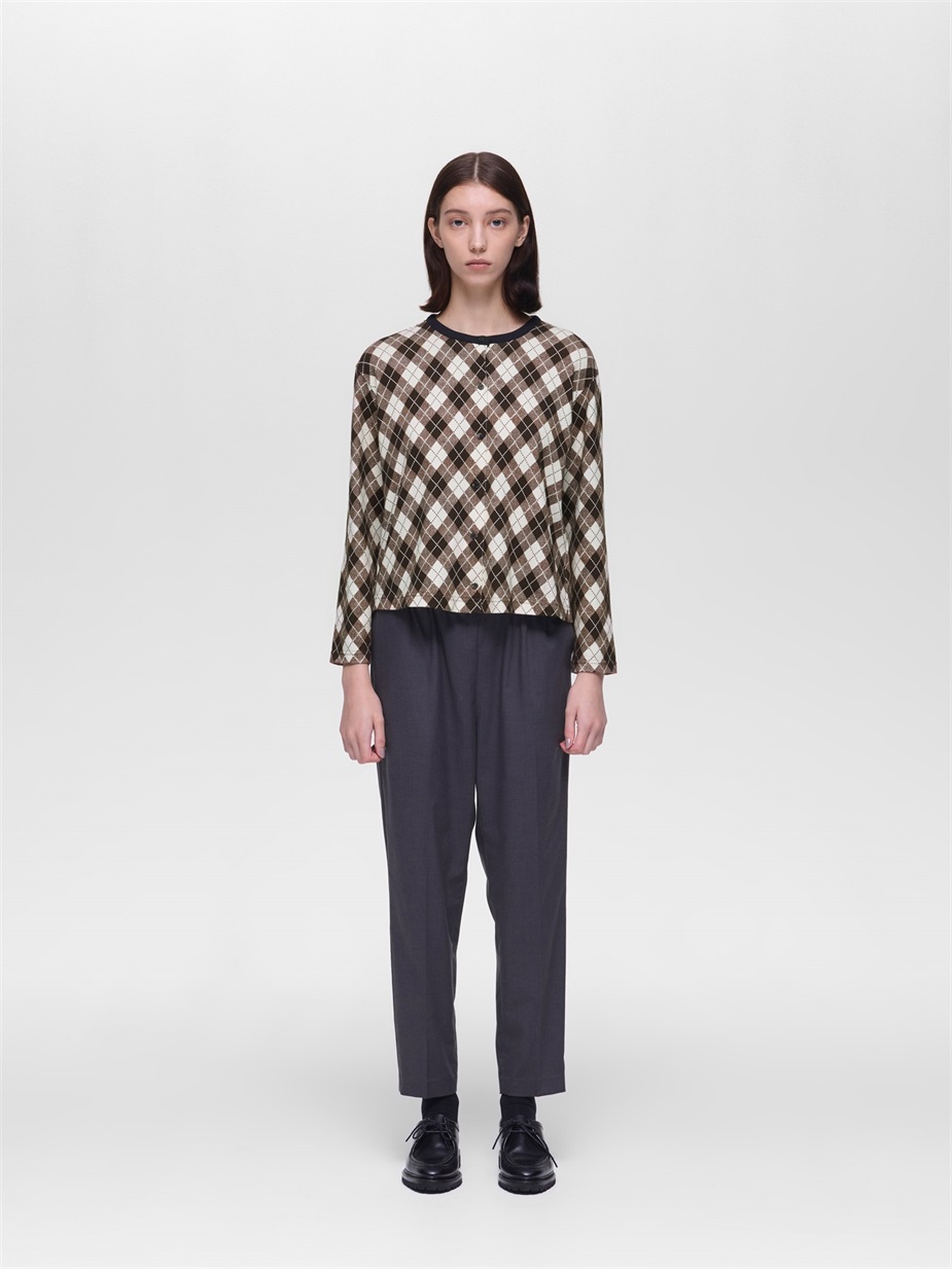 argyle print C/D | 3-210076