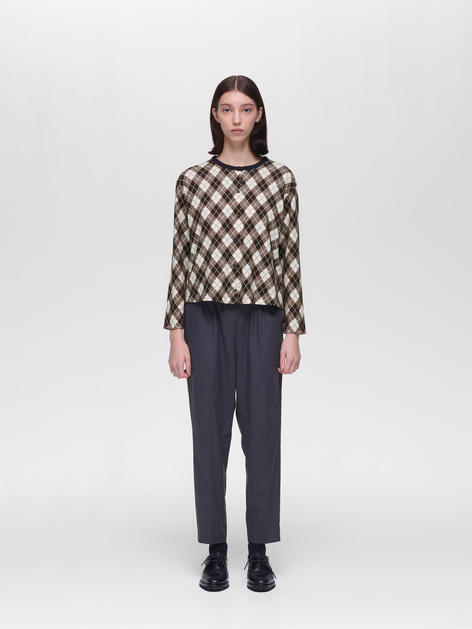 argyle print C/D | 3-210076