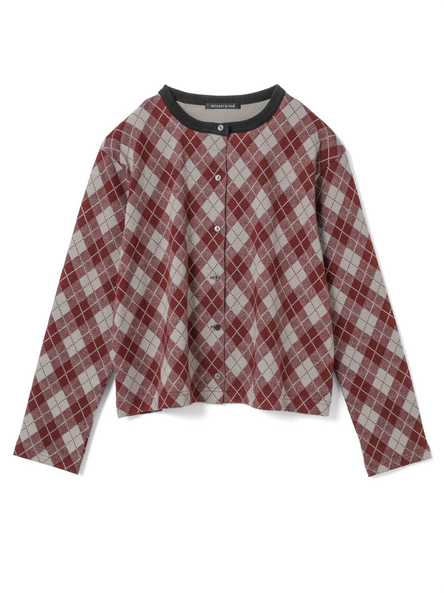 argyle print C/D | 3-210076(wine 43-Free)