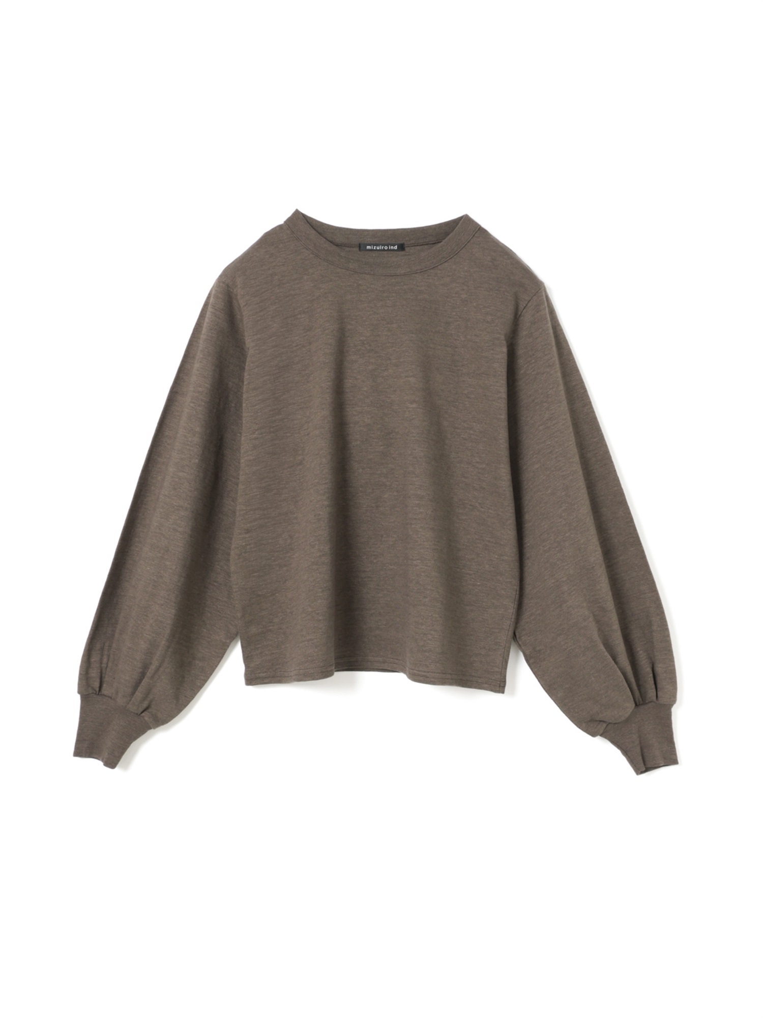 puff slv long T | 3-210078(brown 44-Free)