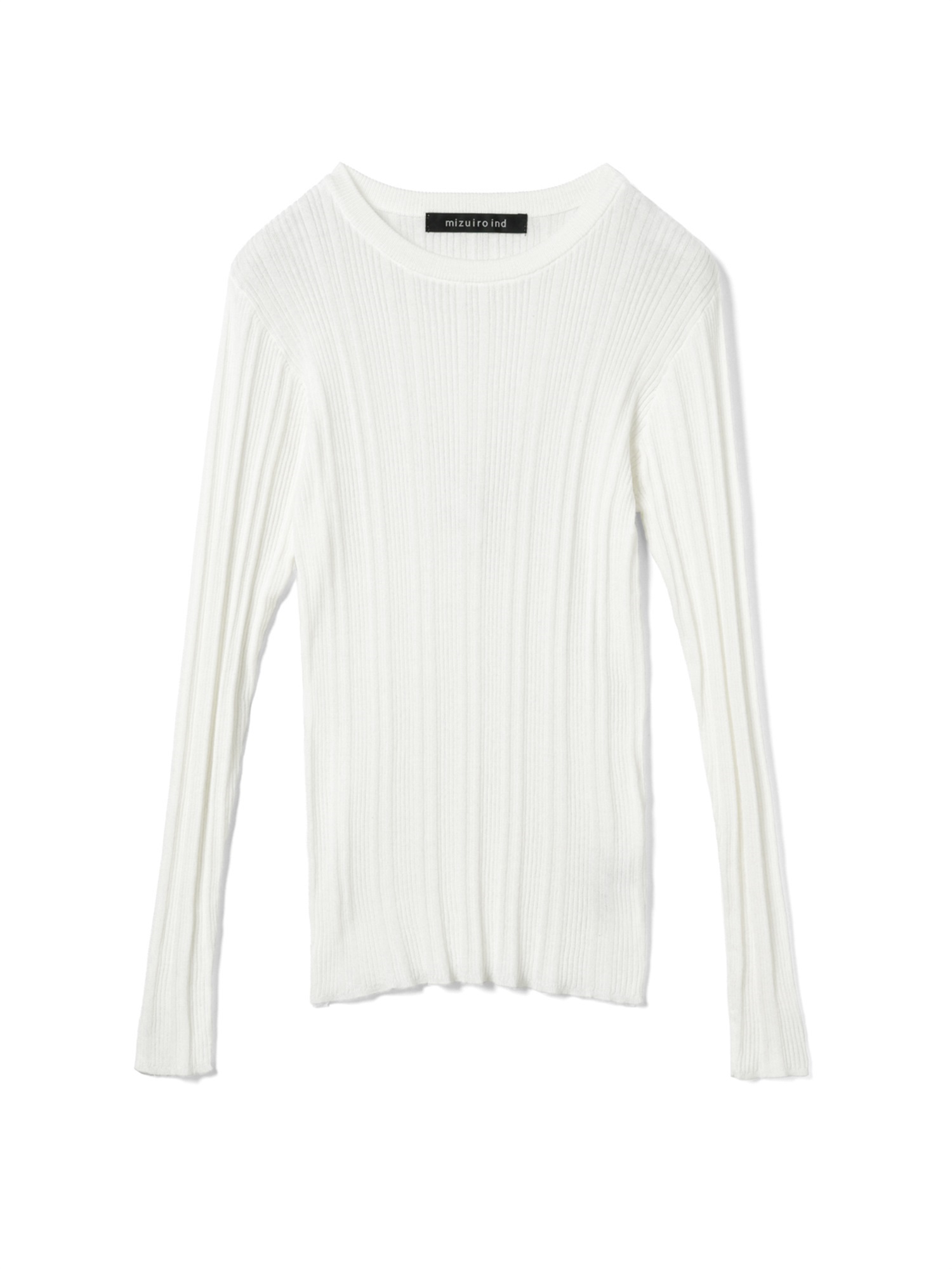 crew neck rib P/O | 3-220145(off white 11-Free)
