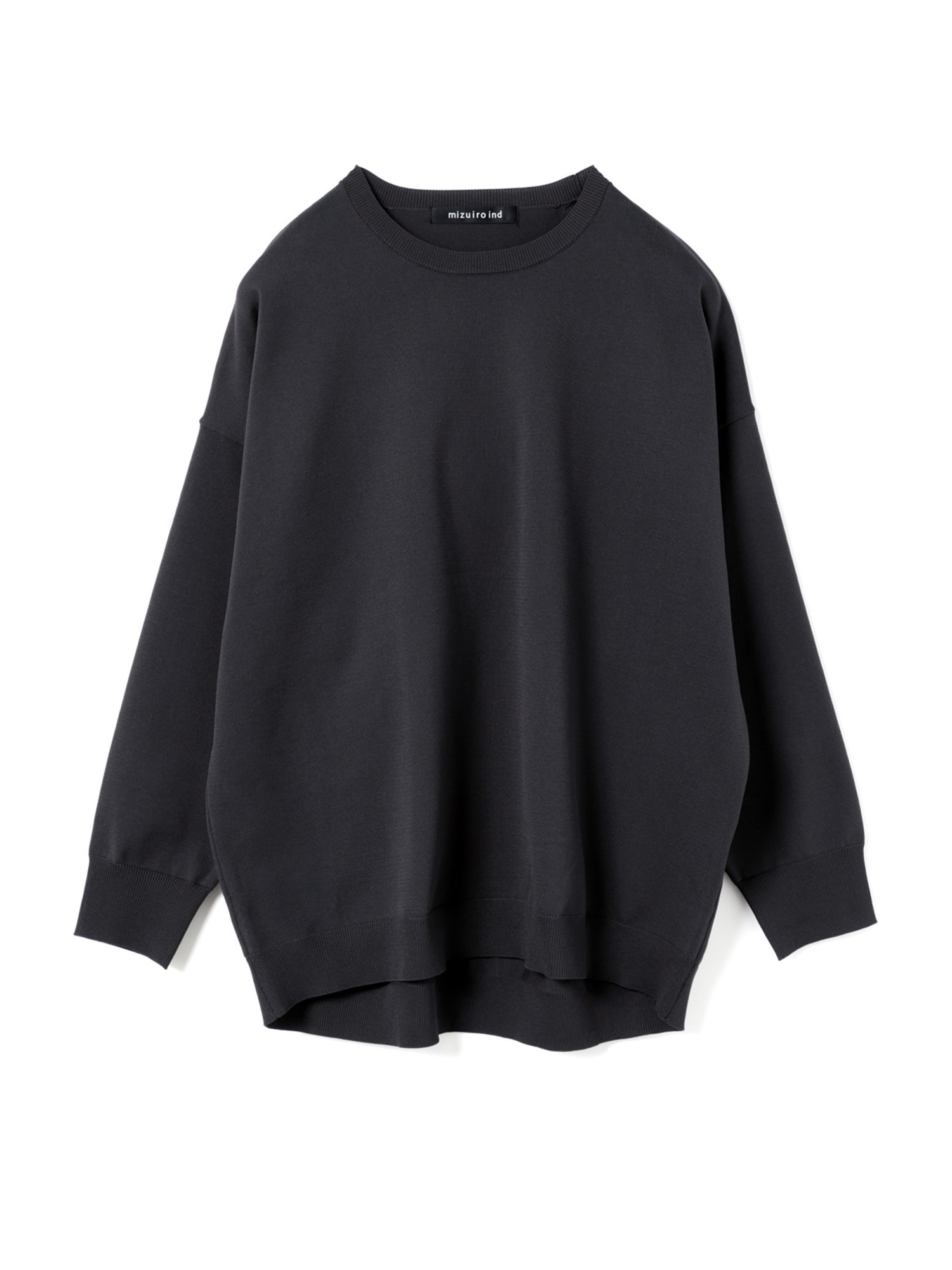 crew neck wide P/O | 3-220150(black 99-Free)