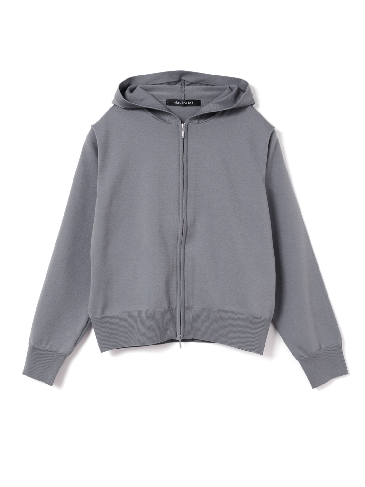 hooded zip knit | 3-220152(gray 91-Free)