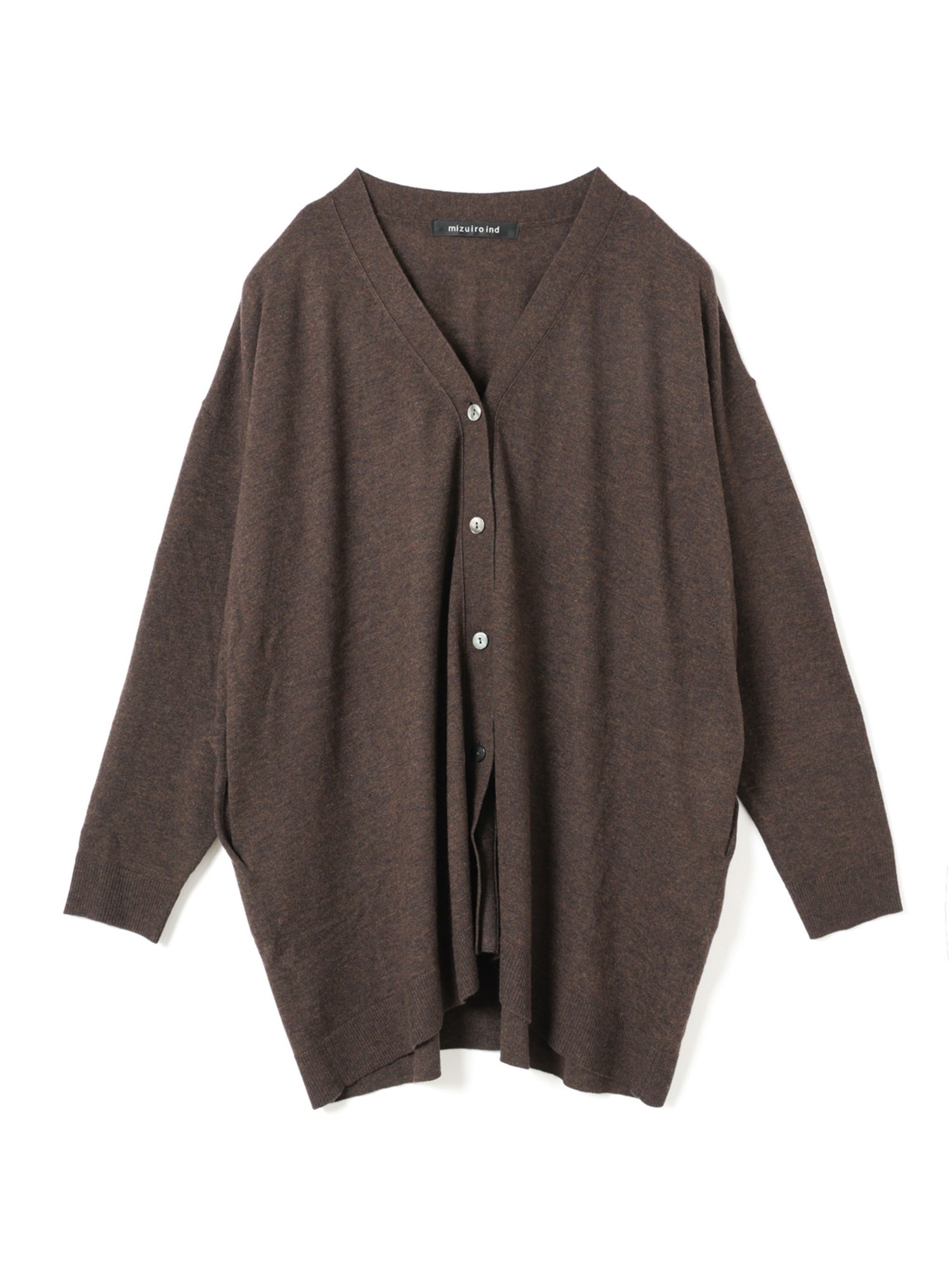 V neck wide C/D | 3-220154(brown 44-Free)