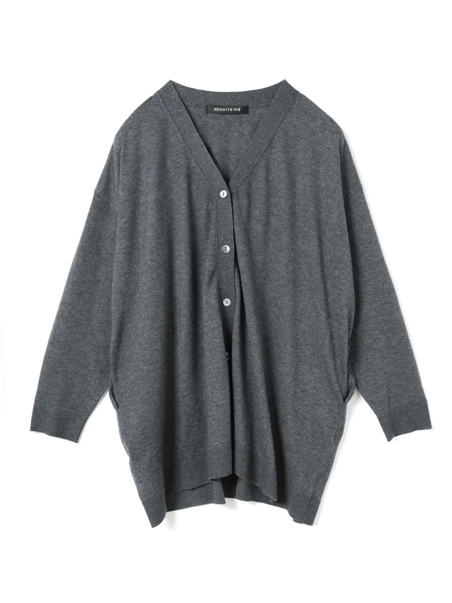 V neck wide C/D | 3-220154(gray 91-Free)