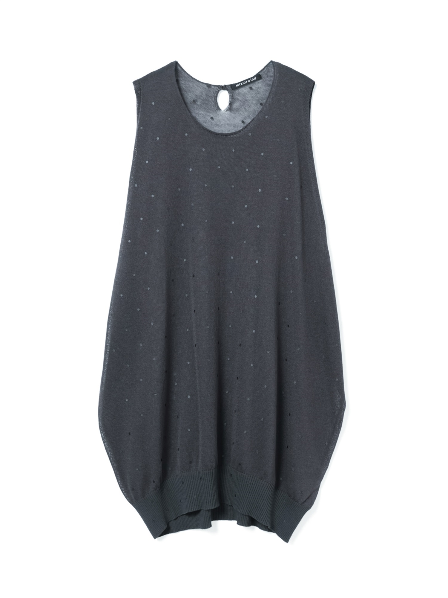dots print vest | 3-220155(c.gray 92-Free)