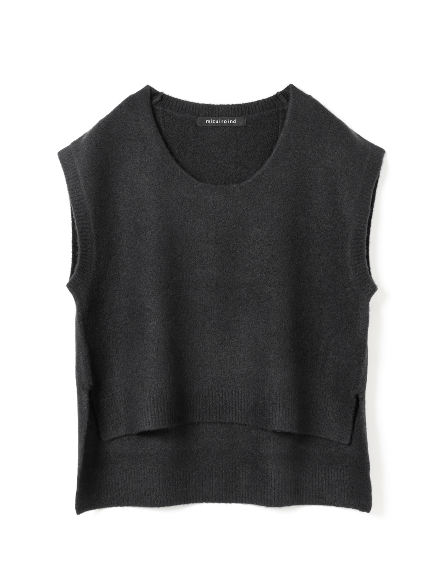 U neck vest | 3-220157(black 99-Free)