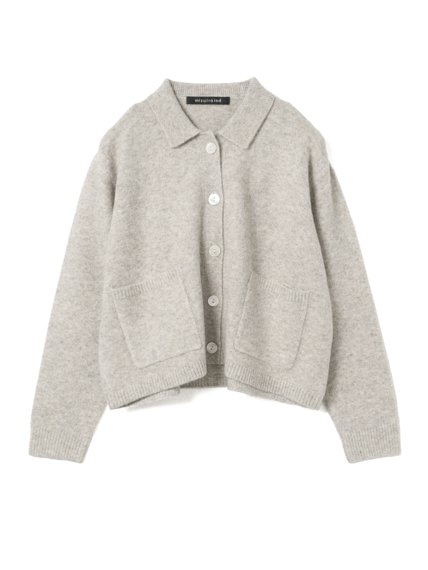 high neck shirt collar short C/D | 3-220158(kinari 13-Free)