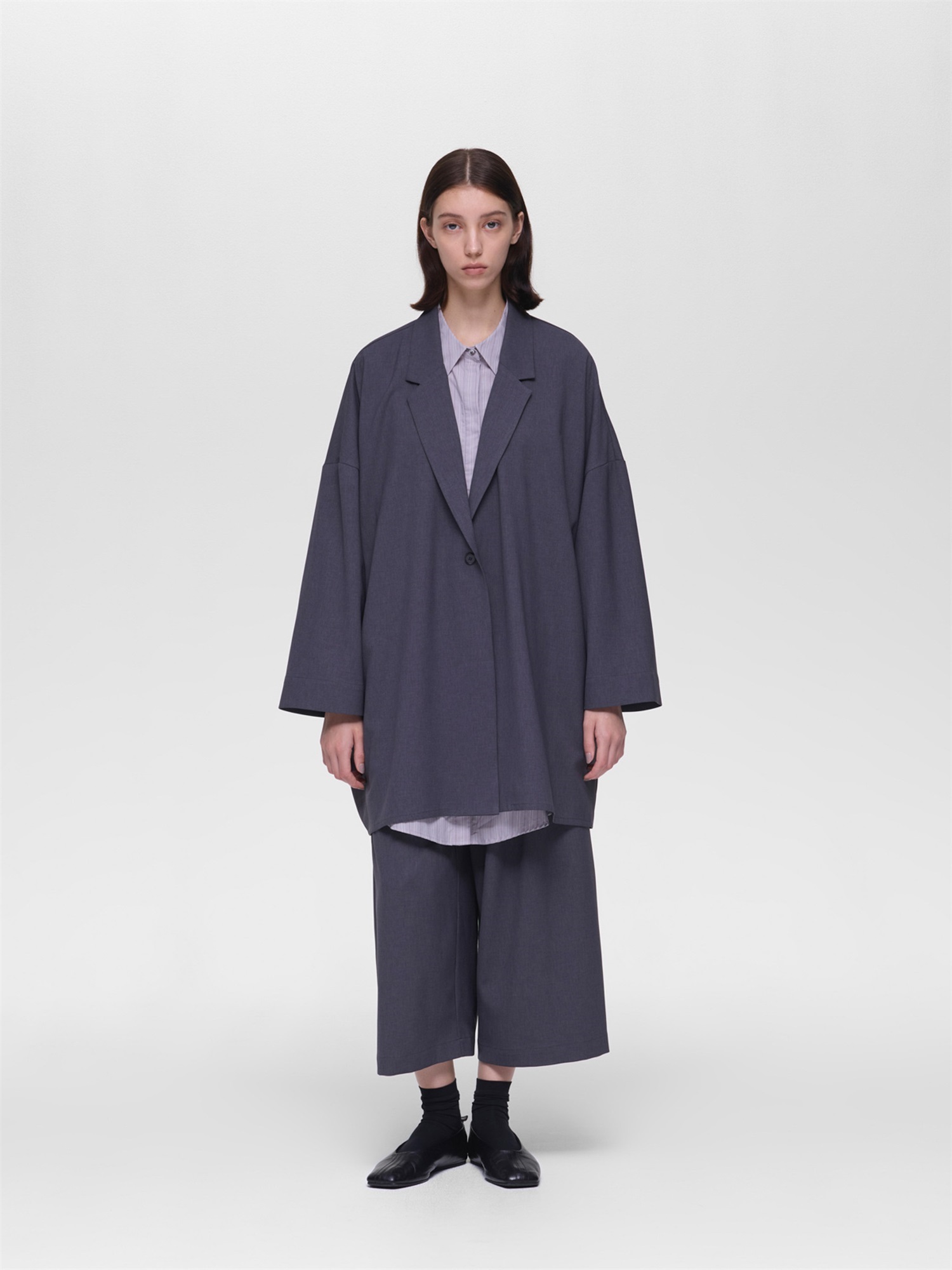 wide tailored shirt JK | 3-230126